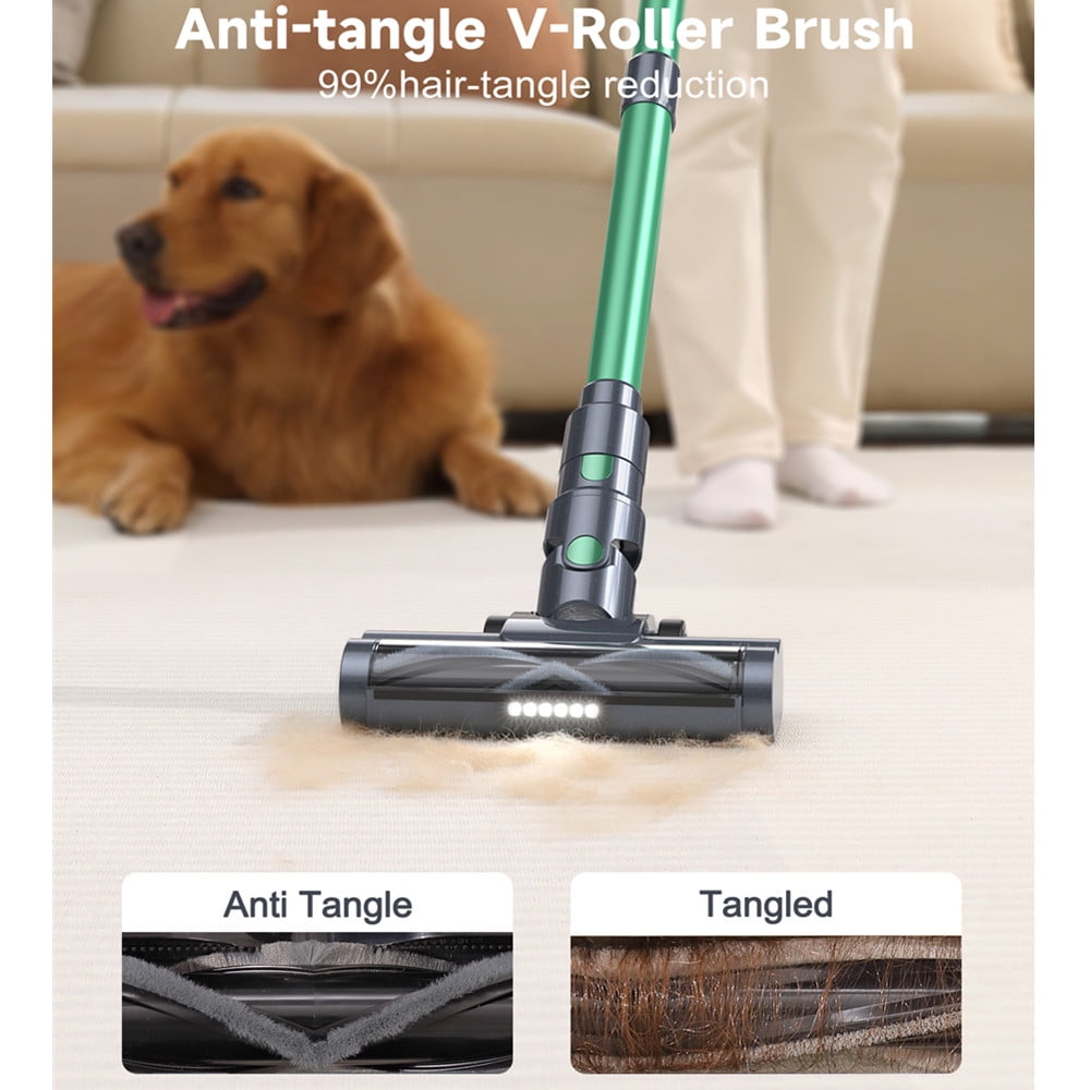 6 in 1 Cordless Stick Vacuum Cleaner Powerful 30KPA 250W Powerful Suction Lightweight Handheld Vac for Home Hard Floor Carpet Car Pet Hair Model L8 - Image 5