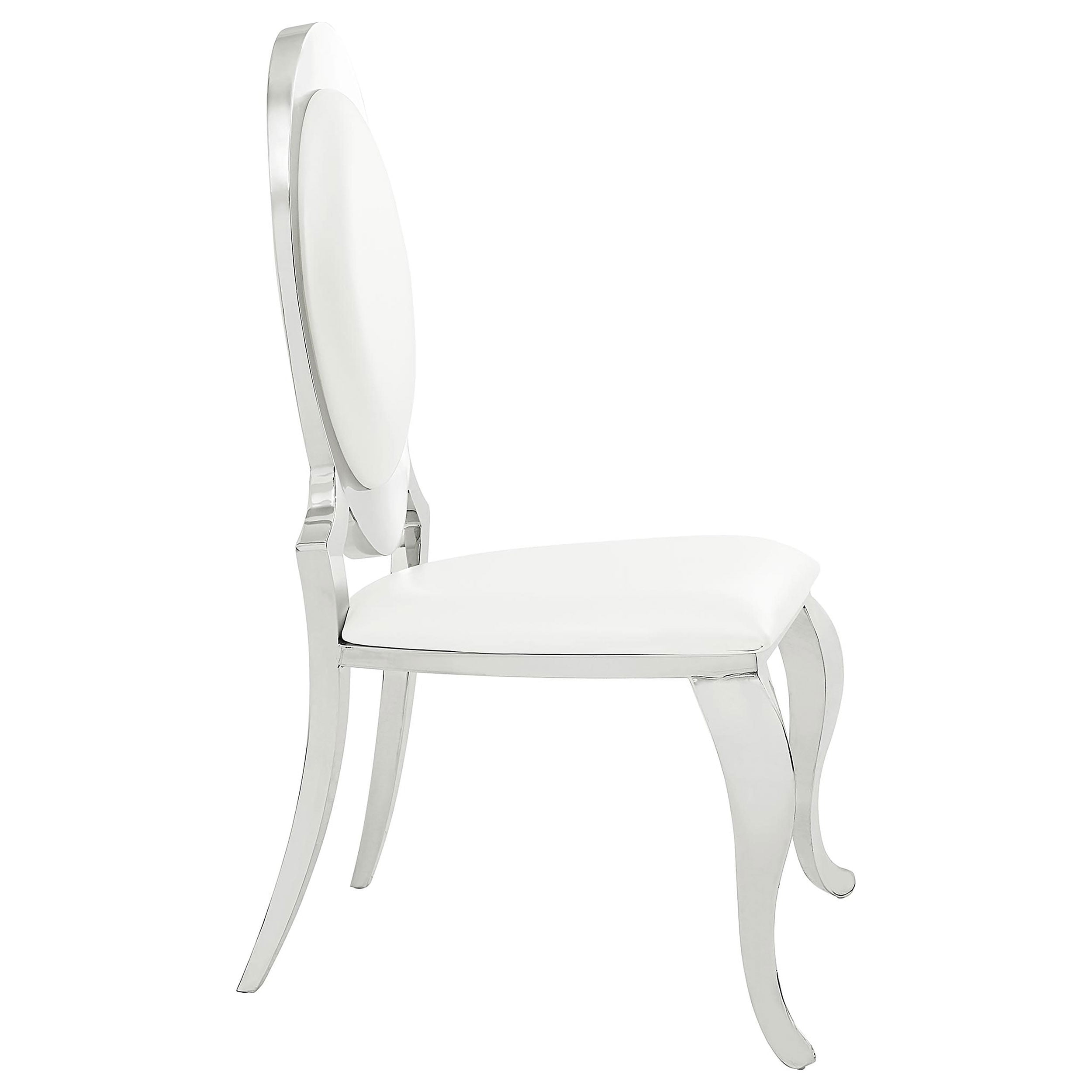 Anchorage Upholstered Dining Chair Cream White (Set of 2) - Image 5