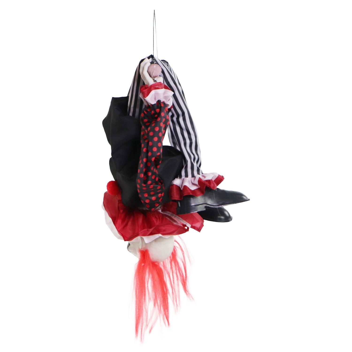 Haunted Hill Farm Clown Trapeze Animatronic with Lights and Sound - Image 14