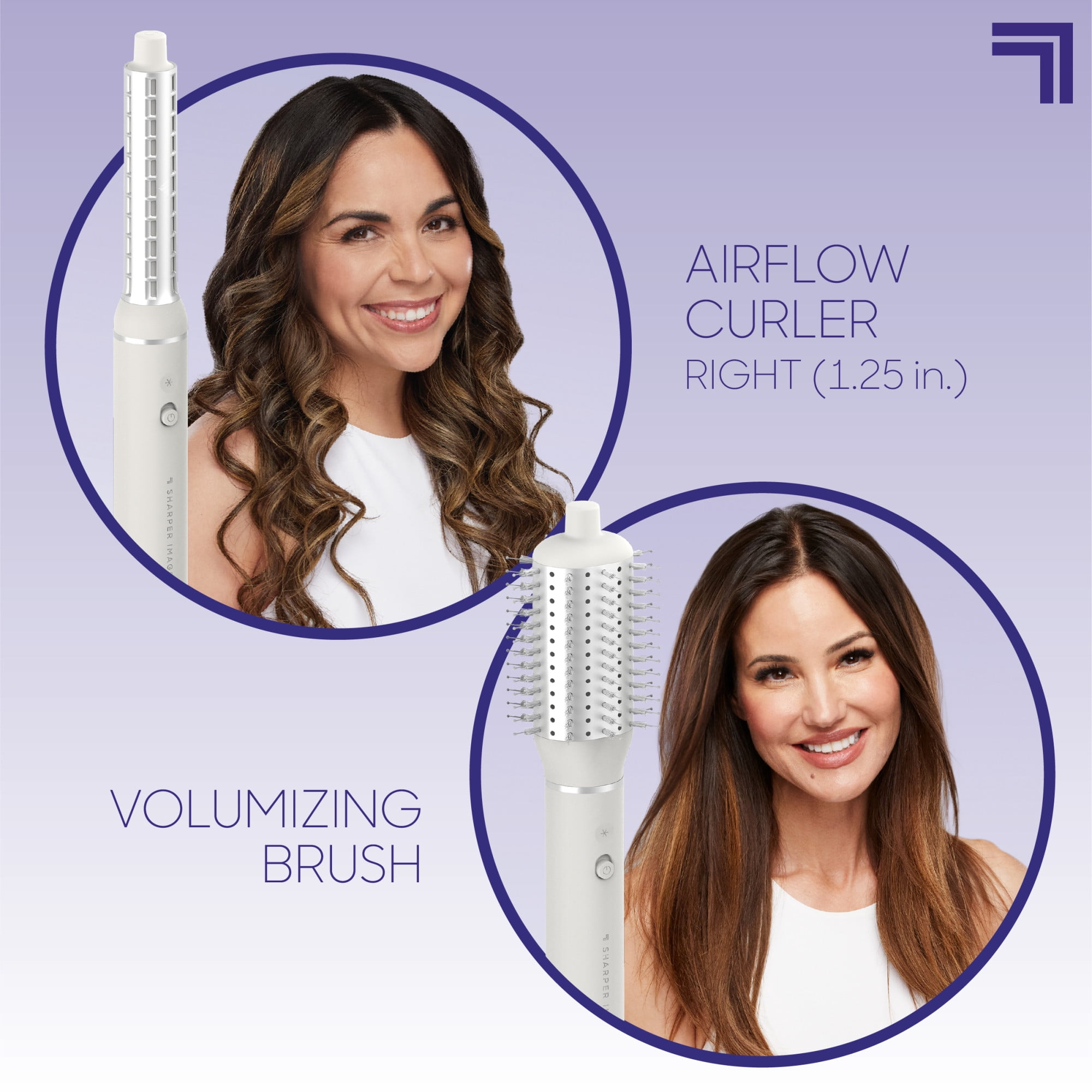 Sharper Image® Revel Hair Multi-Styler 6-In-1, 6 Premium Airflow Attachments, 3 Heat Levels, Cool Shot, Ionic Technology, Curler, Detangler & Dryer, Volumizing, Styling, and Smoothing Brush - Image 10