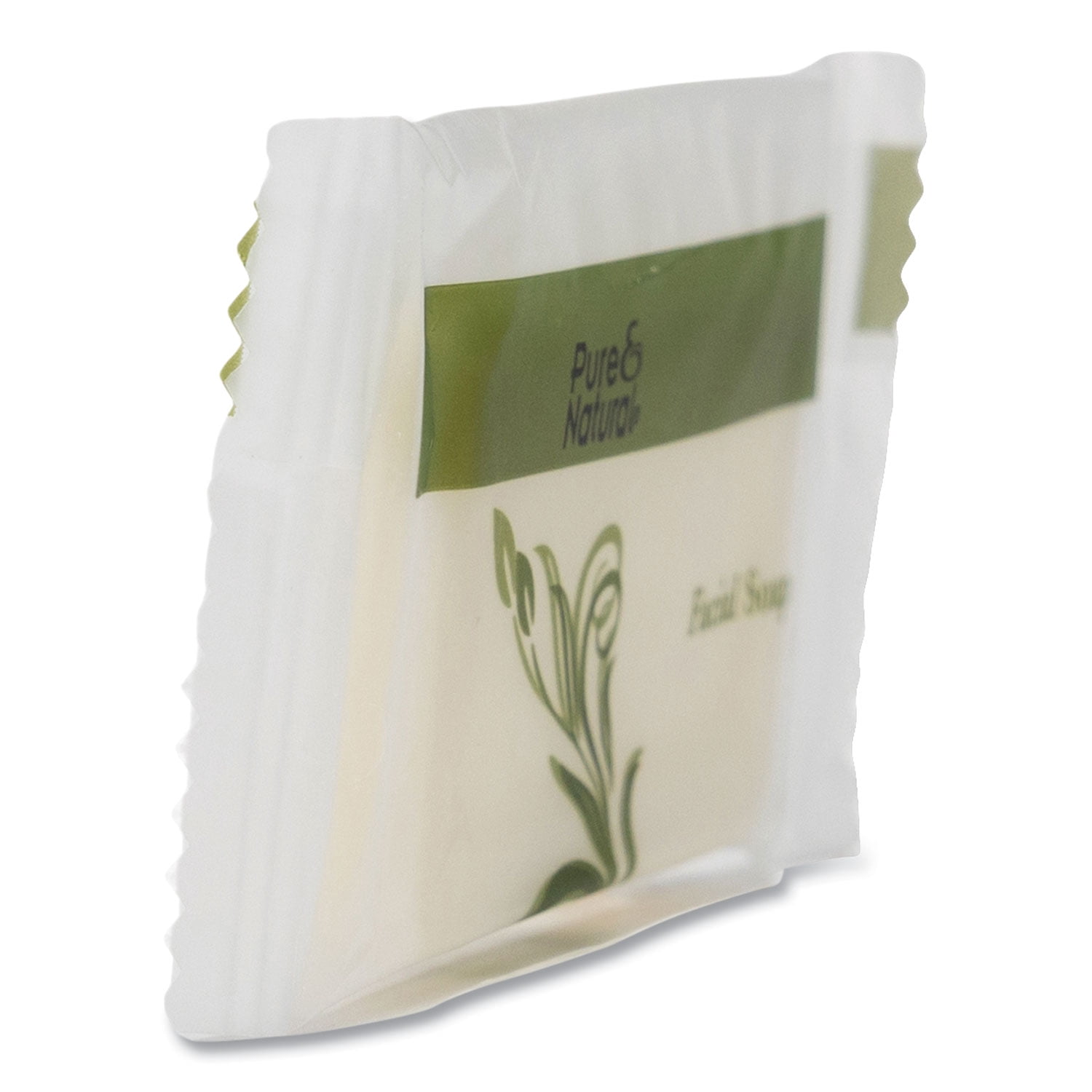 Pure & Natural Body and Facial Soap, Fresh Scent, # 3/4 Flow Wrap Bar, 1,000/Carton - Image 4