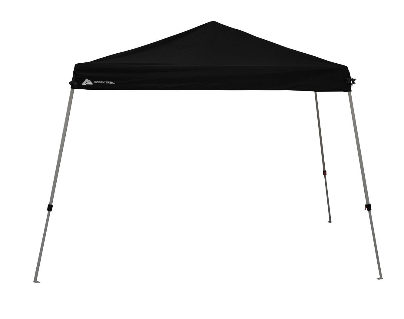 Ozark Trail 10' x 10' Instant Slant Leg Pop-up Canopy, Outdoor Shading Shelter, Black - Image 11
