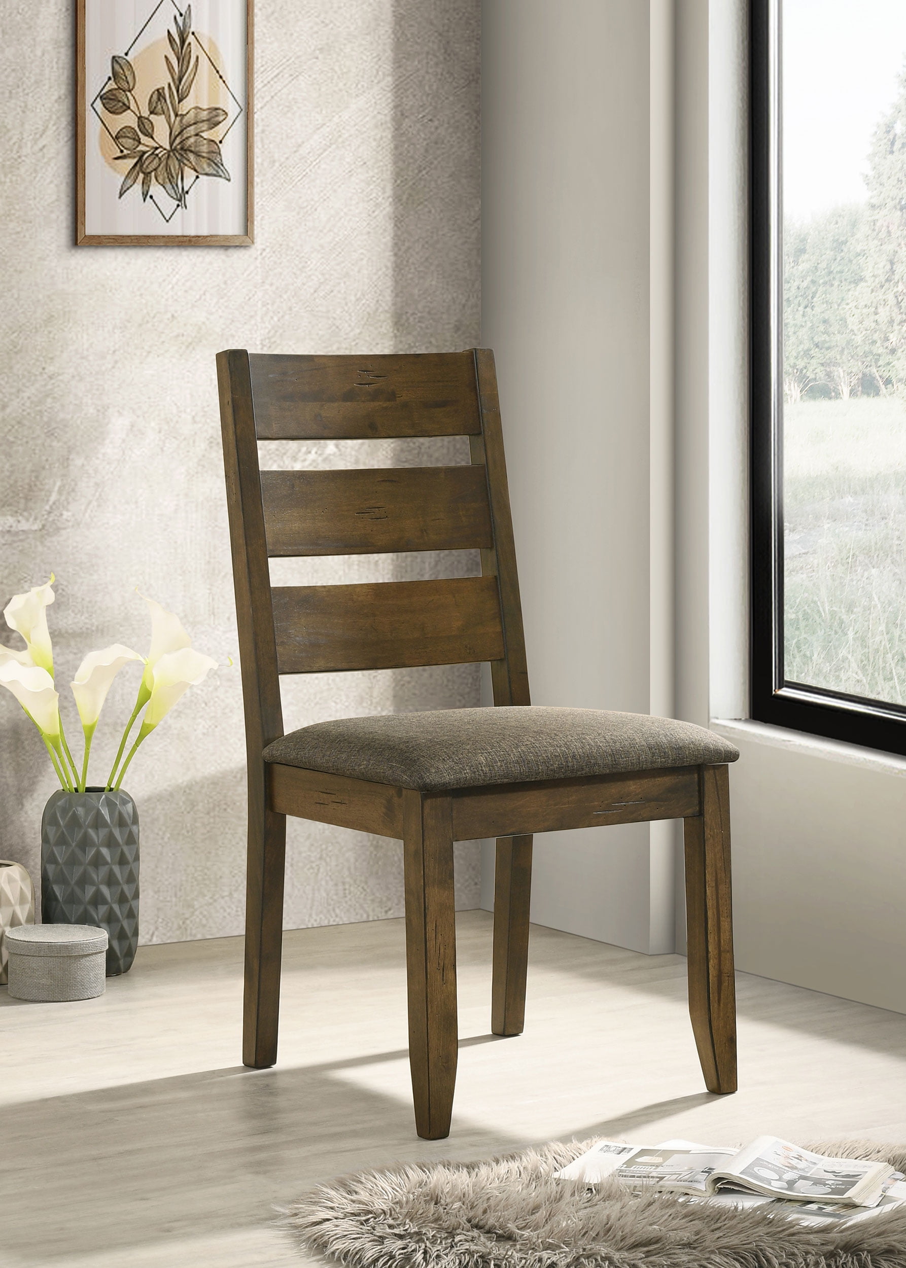 Alston Wood Dining Side Chair Knotty Nutmeg (Set of 2) - Image 6