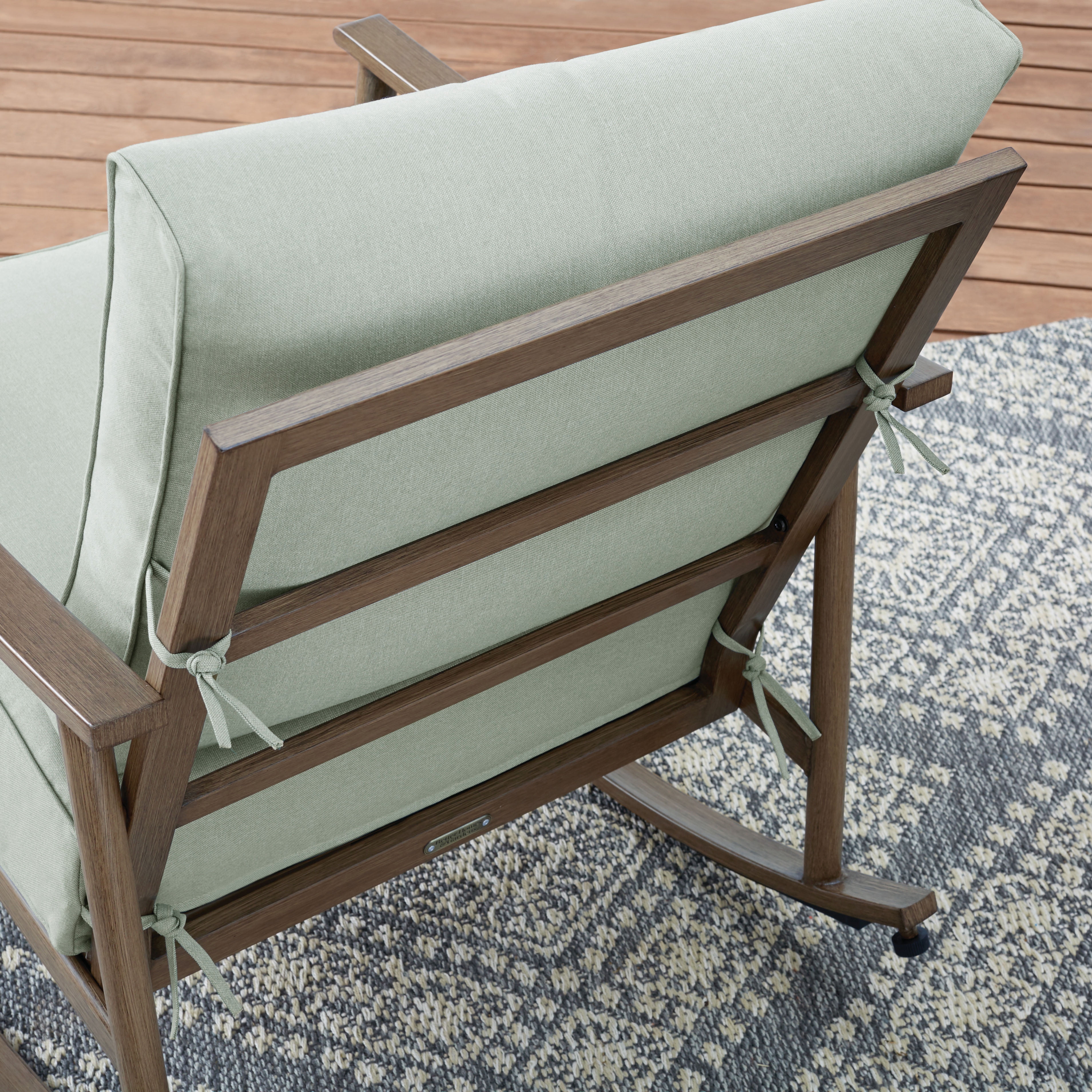 Better Homes & Gardens Roxbury Steel 3 Piece Cushion Rocking Chair Set - Image 6