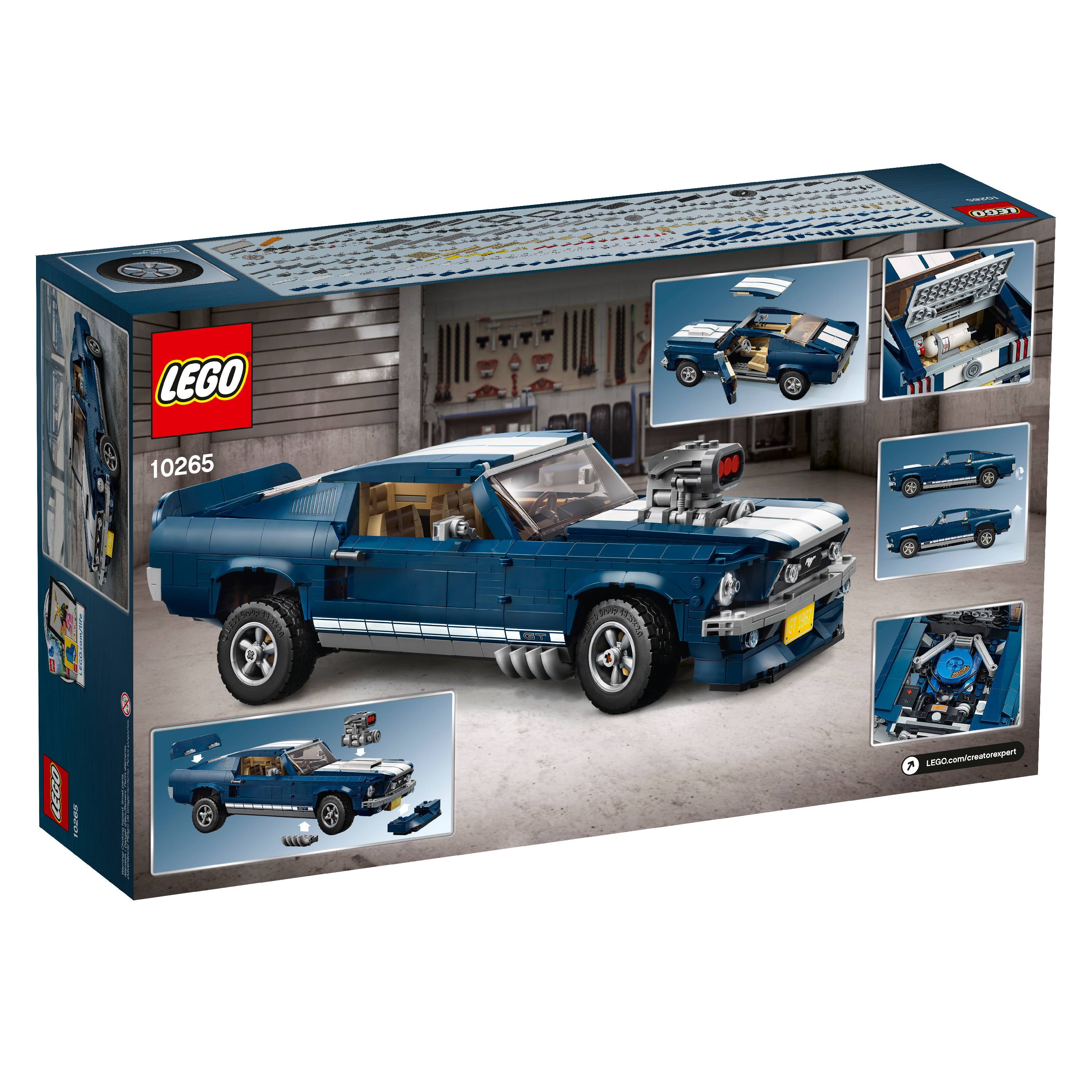 LEGO Creator Expert Ford Mustang 10265 Building Set - Exclusive Advanced Collector's Car Model, Featuring Detailed Interior, V8 Engine, Home and Office Display, Collectible for Adults and Teens - Image 6