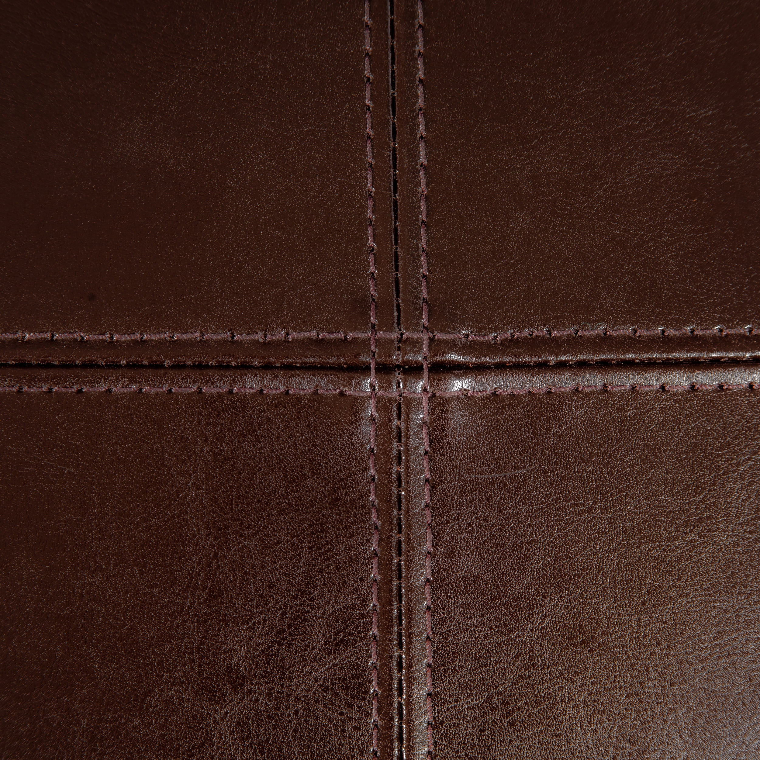 Noble House Roland Indoor Chocolate Brown Leather Dining Chairs,Set of 2 - Image 2