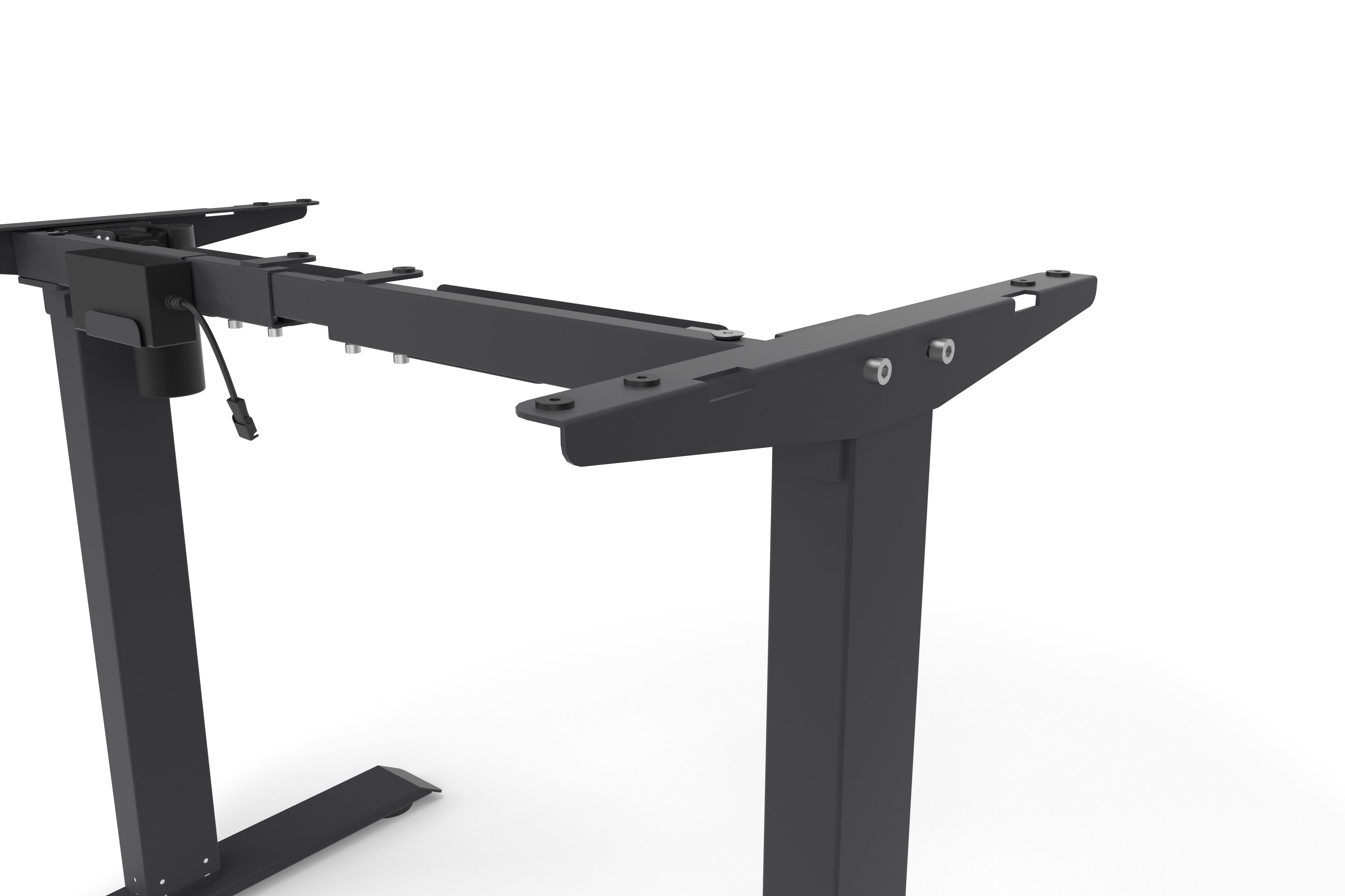 HON Basyx Commercial-Grade Electric Height Adjustable Desk Base 28" to 47" - Image 2