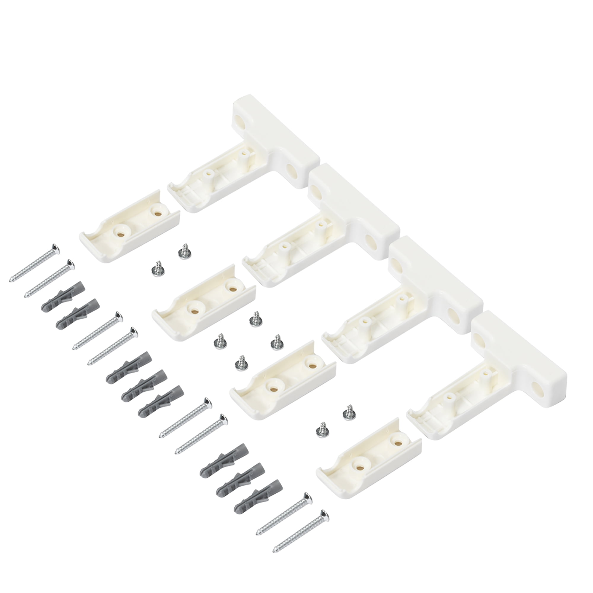 Costway Fireplace Fence Safety Fence Hearth Gate BBQ Metal Fire Gate Pet White - Image 11