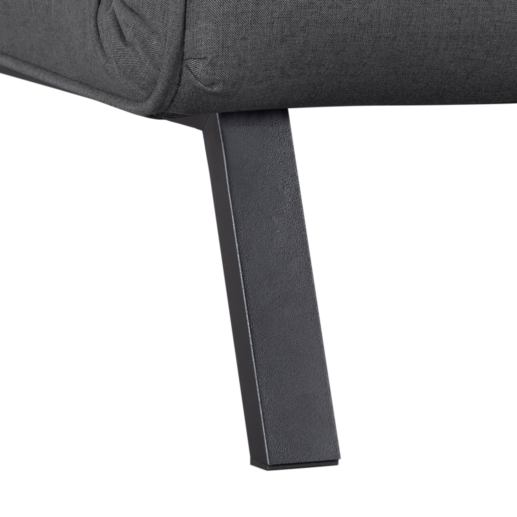 BSHTI 26”Folding Arm Chair Lounge 4-in-1, Convertible Sofa Bed, Modern Sofa Bed,for Small Spaces,Living Room,Guest Room,Office(Dark Gray) - Image 16