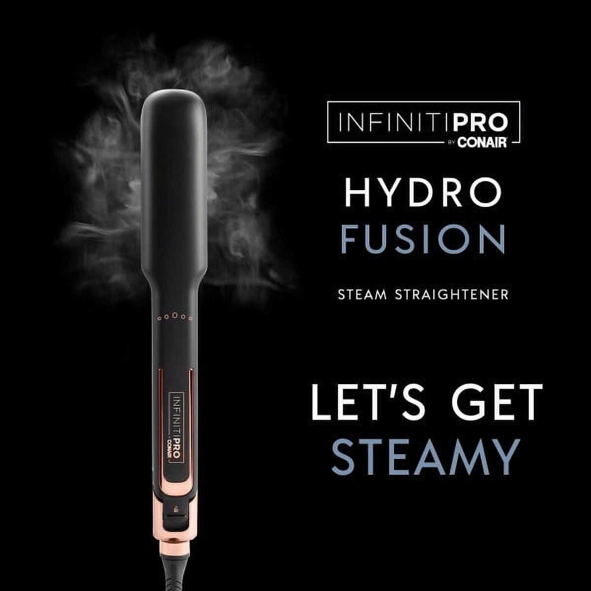 Conair Hydrofusion Steam Technology Flat Iron For Silky-Smooth Results With Mega Shine S9900 - Image 4