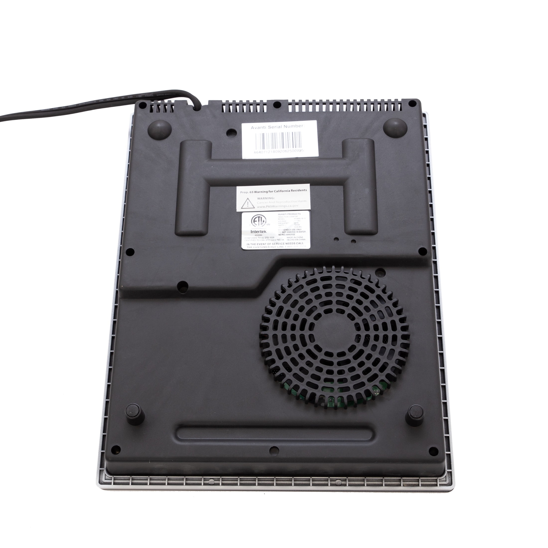 Avanti 1800W Portable Induction Cooktop, in Black (IH1800L1B-IS) - Image 11