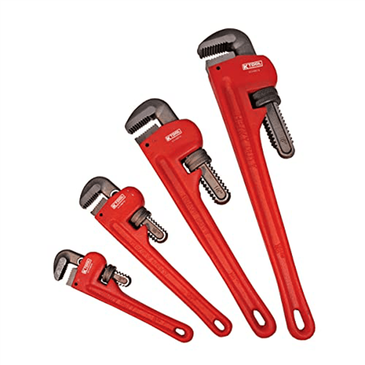 K Tool International 49000 Four Piece Pipe Wrench Set Eight To Eighteen Inch - Image 9