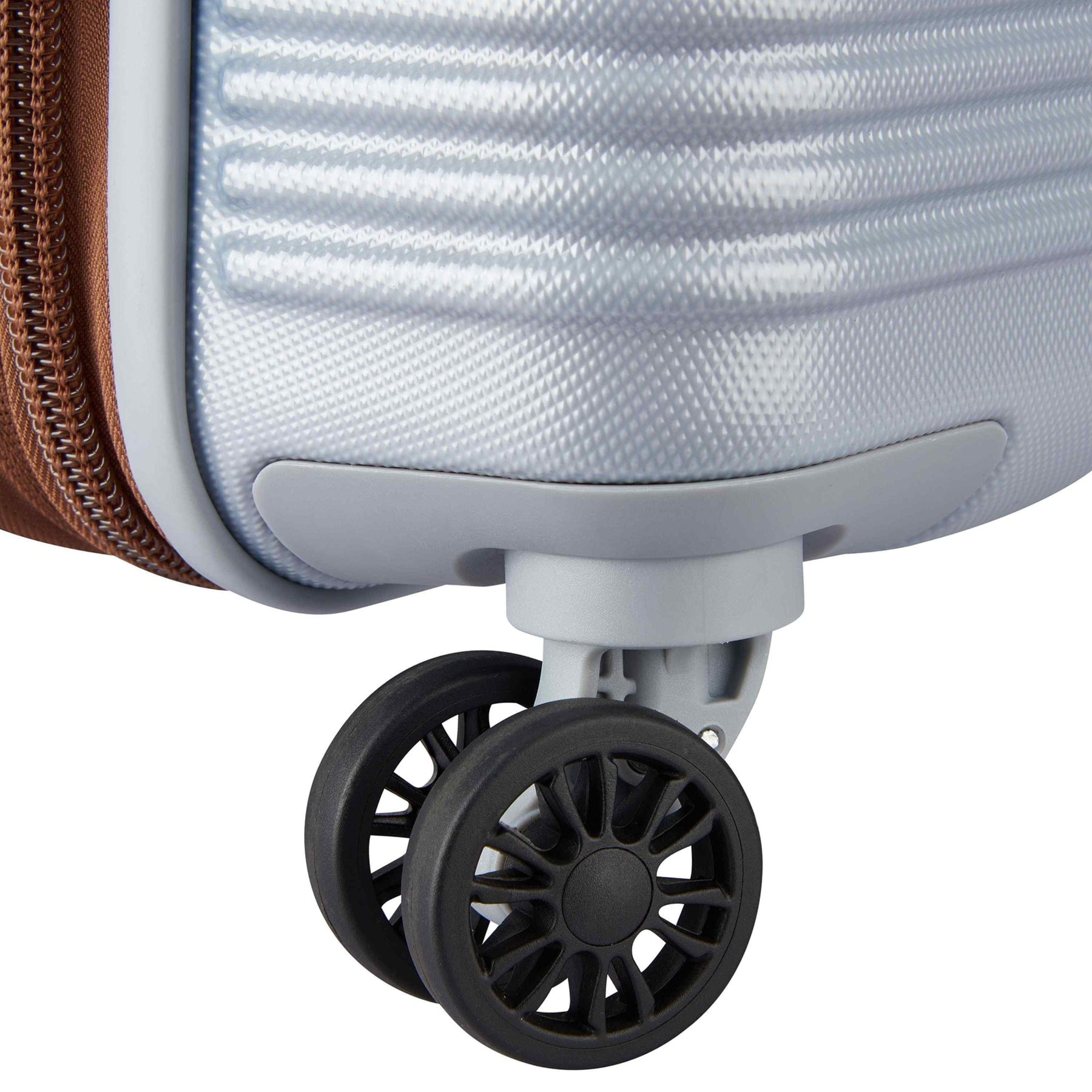 DELSEY PARIS Freestyle 24" Medium Checked Expandable Spinner Luggage, Platinum - Image 2