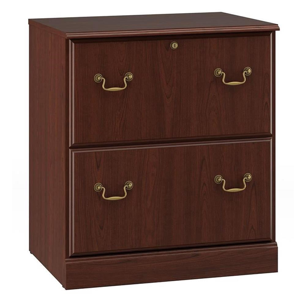 Bush Furniture Saratoga Lateral File Cabinet in Harvest Cherry - Image 8