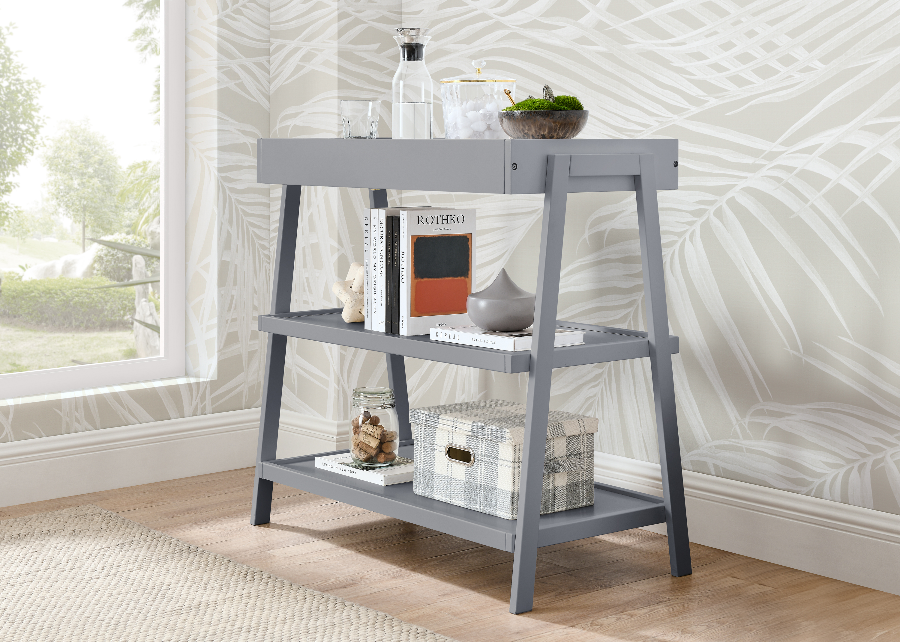 Delta Children Scout Changing Table - Greenguard Gold Certified, Grey - Image 4