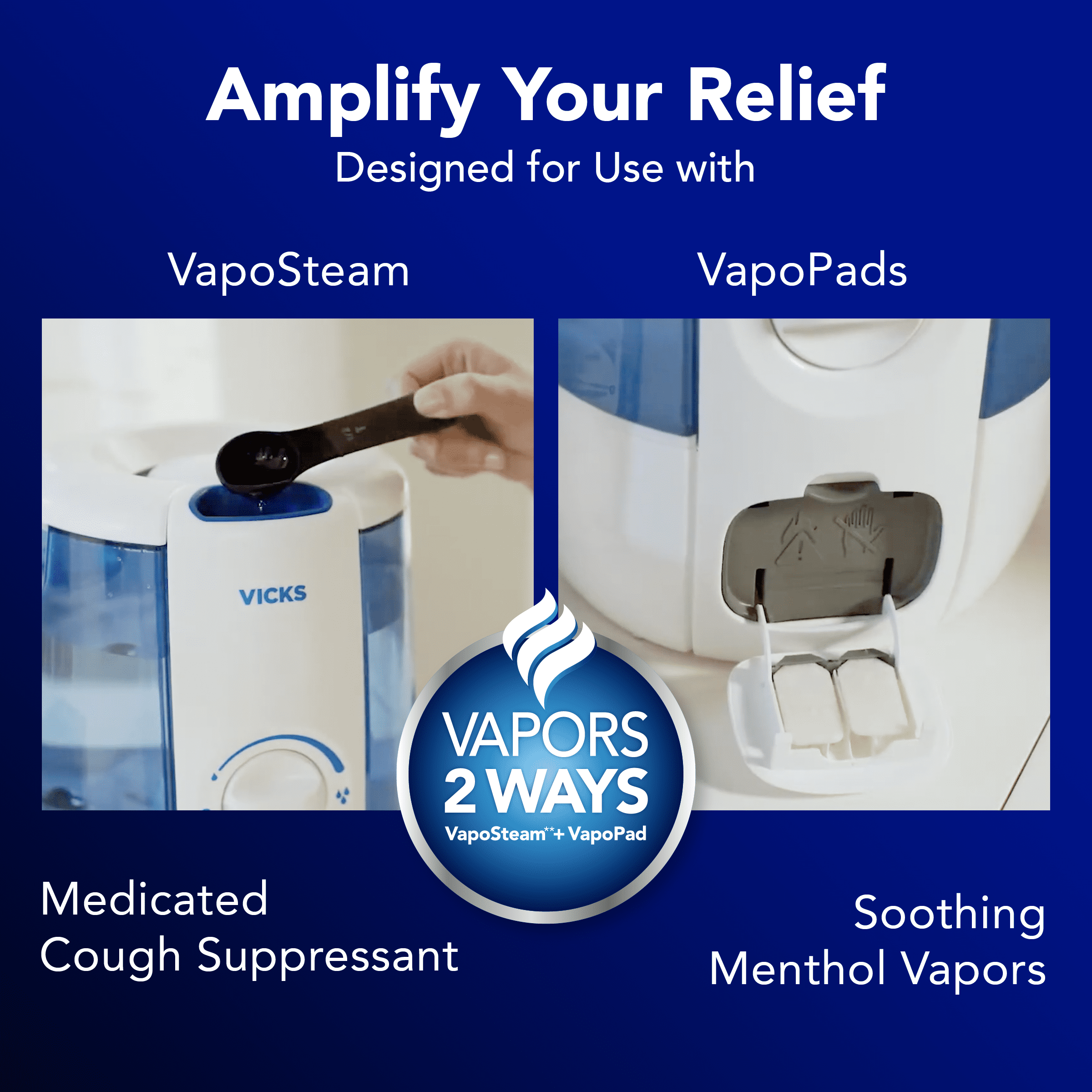 Vicks 1.2 Gallon Cool Relief Filter Free Ultrasonic Humidifier, 400 sq ft, VUL600 - Image 6