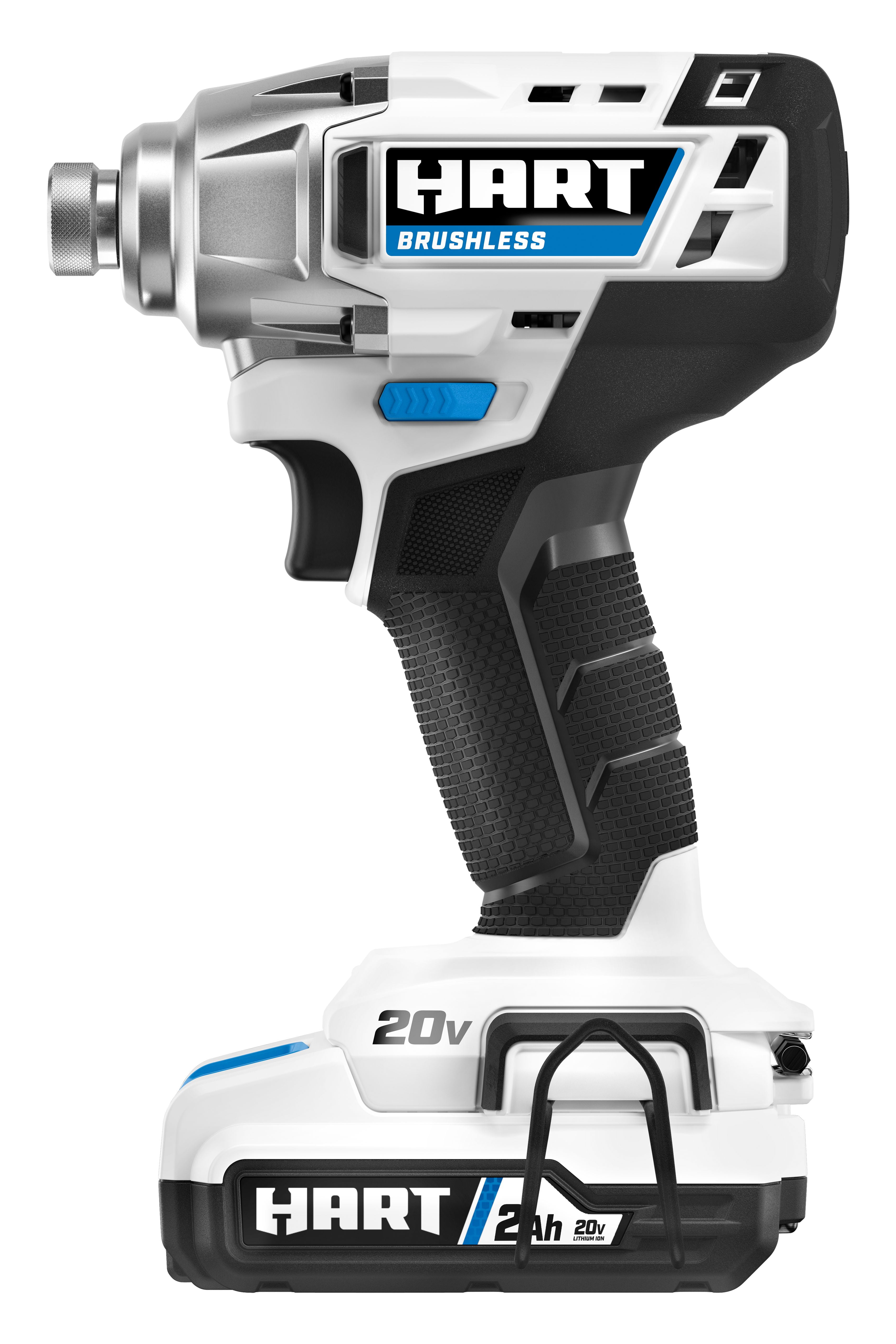 HART 20-Volt Cordless Brushless Impact Driver Kit, Gen 2, 1/4" Hex Collet - Image 5