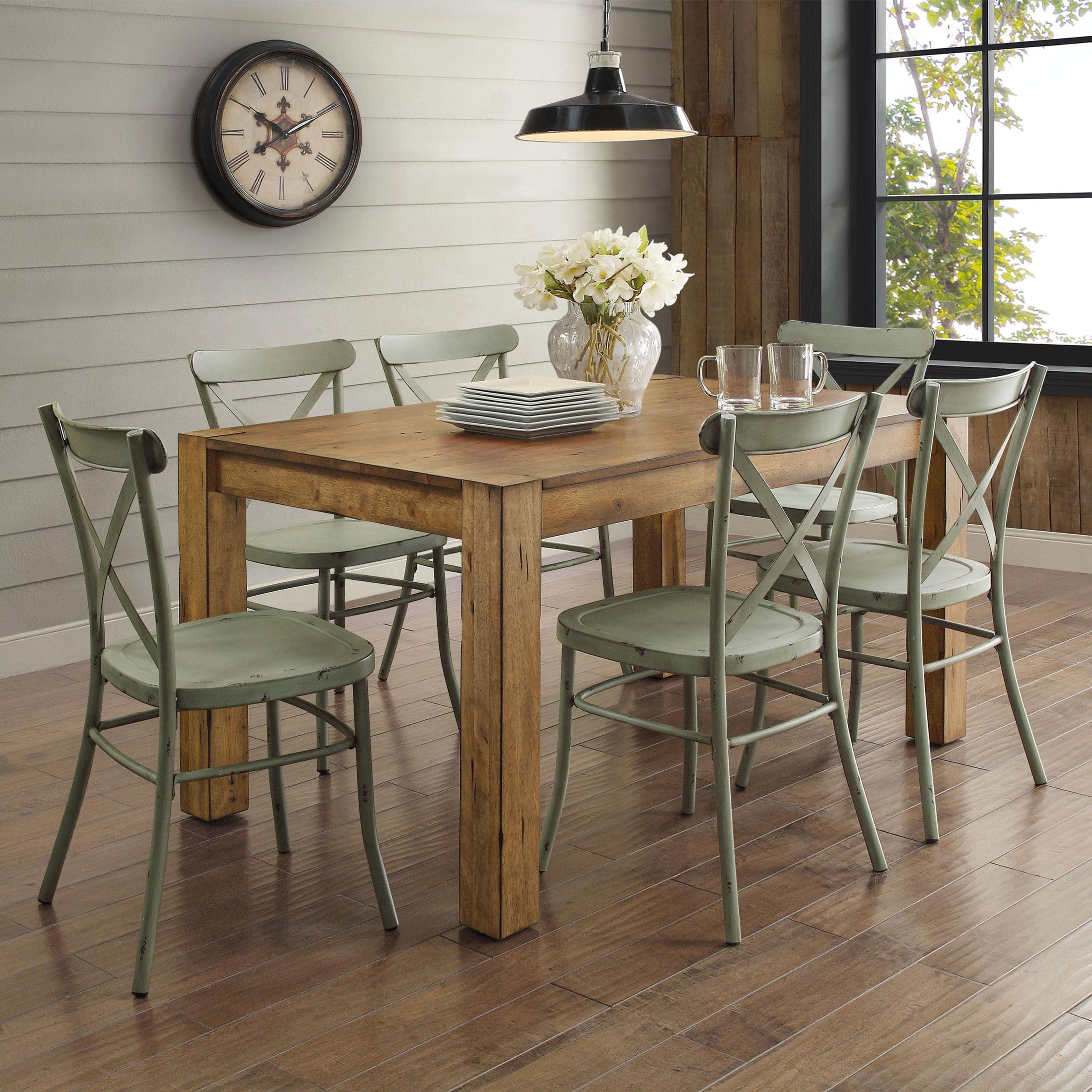 Better Homes & Gardens Bryant Dining Table, Rustic Brown - Image 2