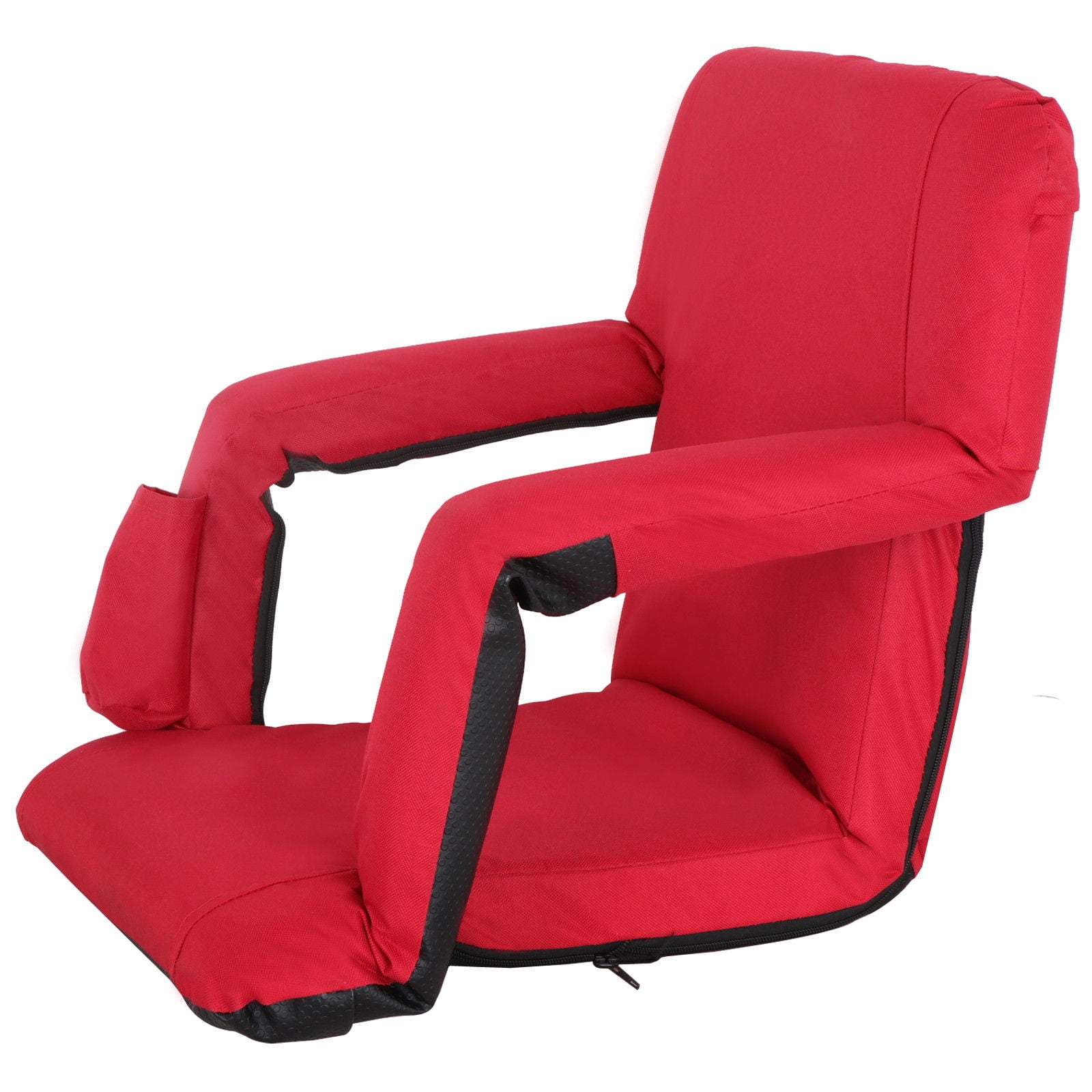 Zeny Red Wide Stadium Seats Chairs for Bleachers or Benches - 5 Reclining Positions - Image 4