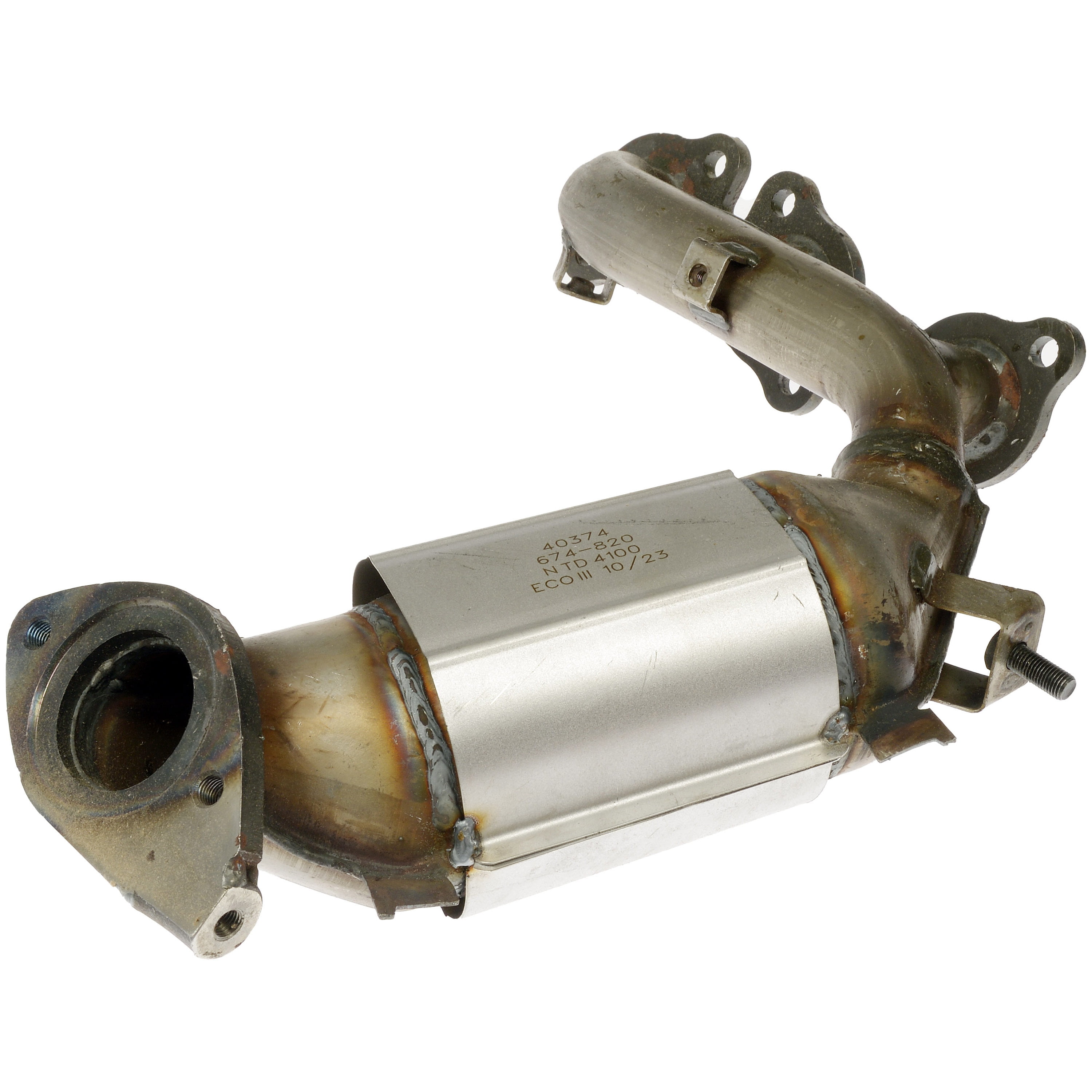 Dorman 674-820 Rear Catalytic Converter with Integrated Exhaust Manifold for Specific Toyota Models, Natural - Image 4