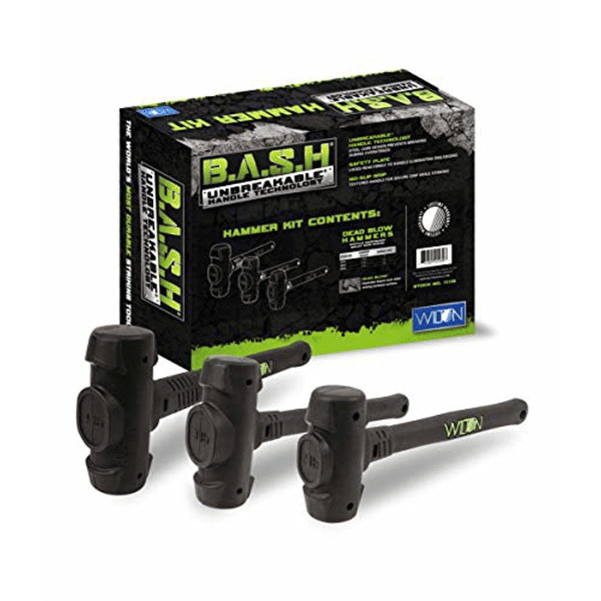 Wilton 11113 B.A.S.H 3-Piece Dead Blow Hammer Kit - Image 2