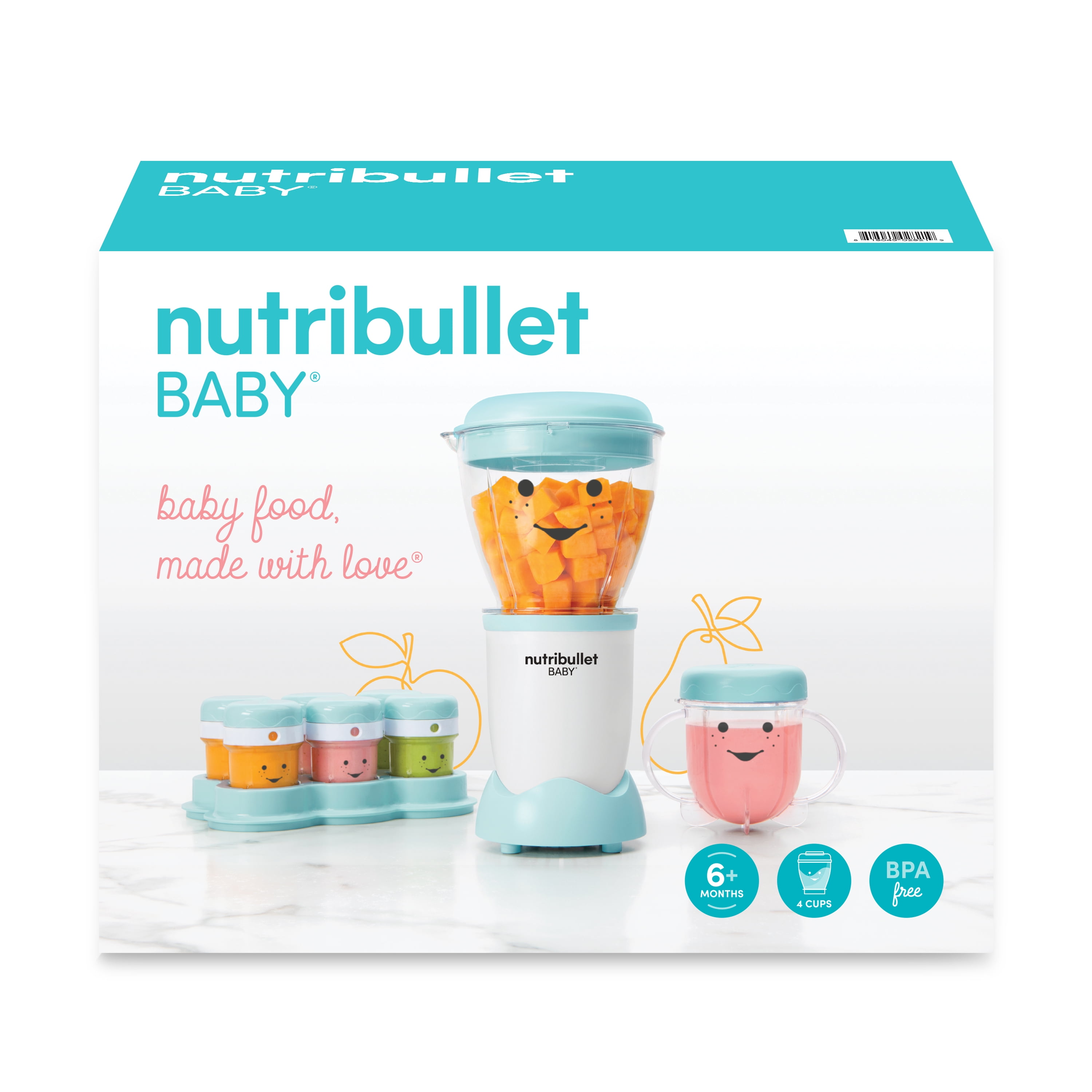 NutriBullet Baby Food Blender, 32-oz, Blue, NBY-50100 - Image 4