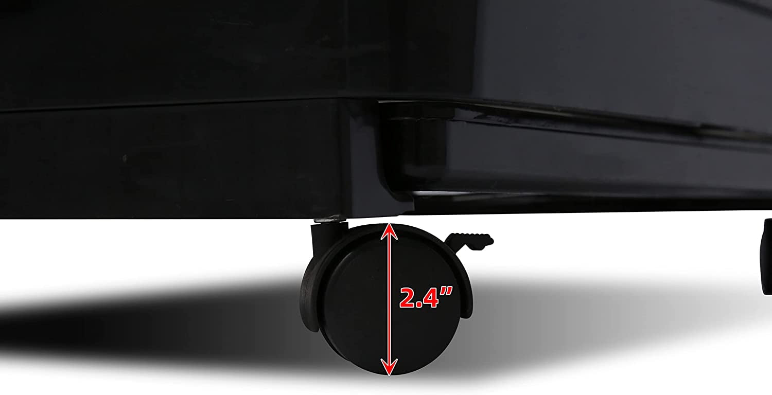 Homey Pet 3 Levels Chinchilla Ferret Pet Crate Small Animals Cages for Rat, Hamster, Guinea Pig, Squirrel, Include Caster Tray and Urine Guard (Black) - Image 5