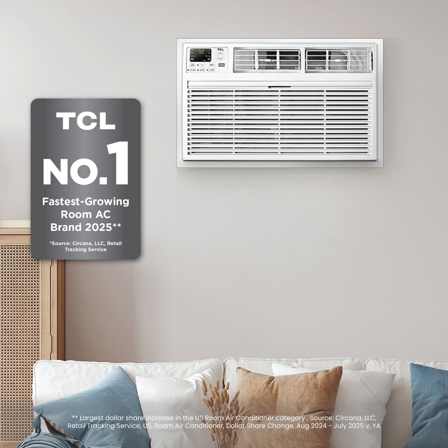TCL 8,000 BTU Smart Through-the-Wall Air Conditioner, H8T9E1-A - Image 12
