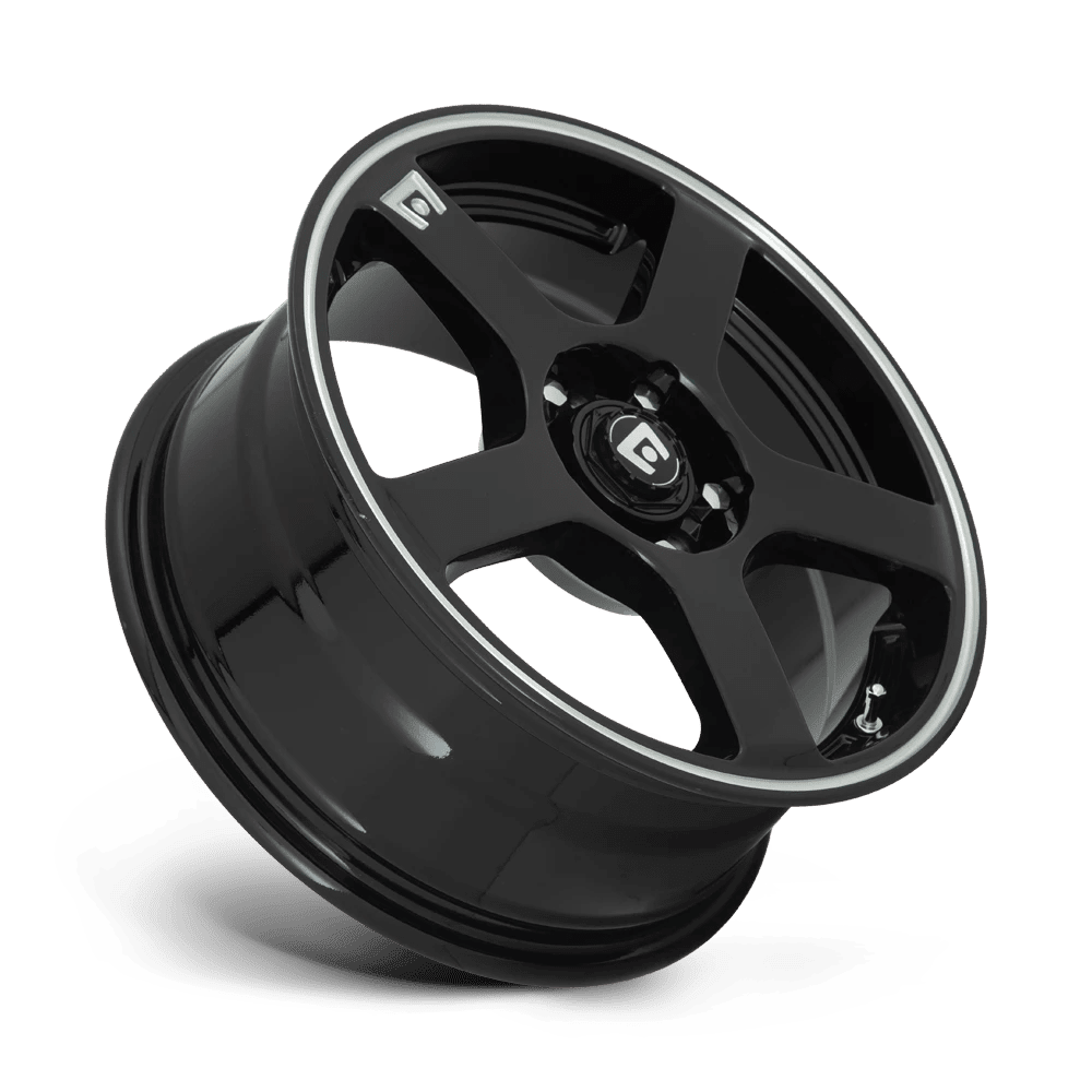 Motegi Aluminum Rim MR116 FS5 16X7in Gloss Black Machined Flange Finish, MR11667001340 - Image 3
