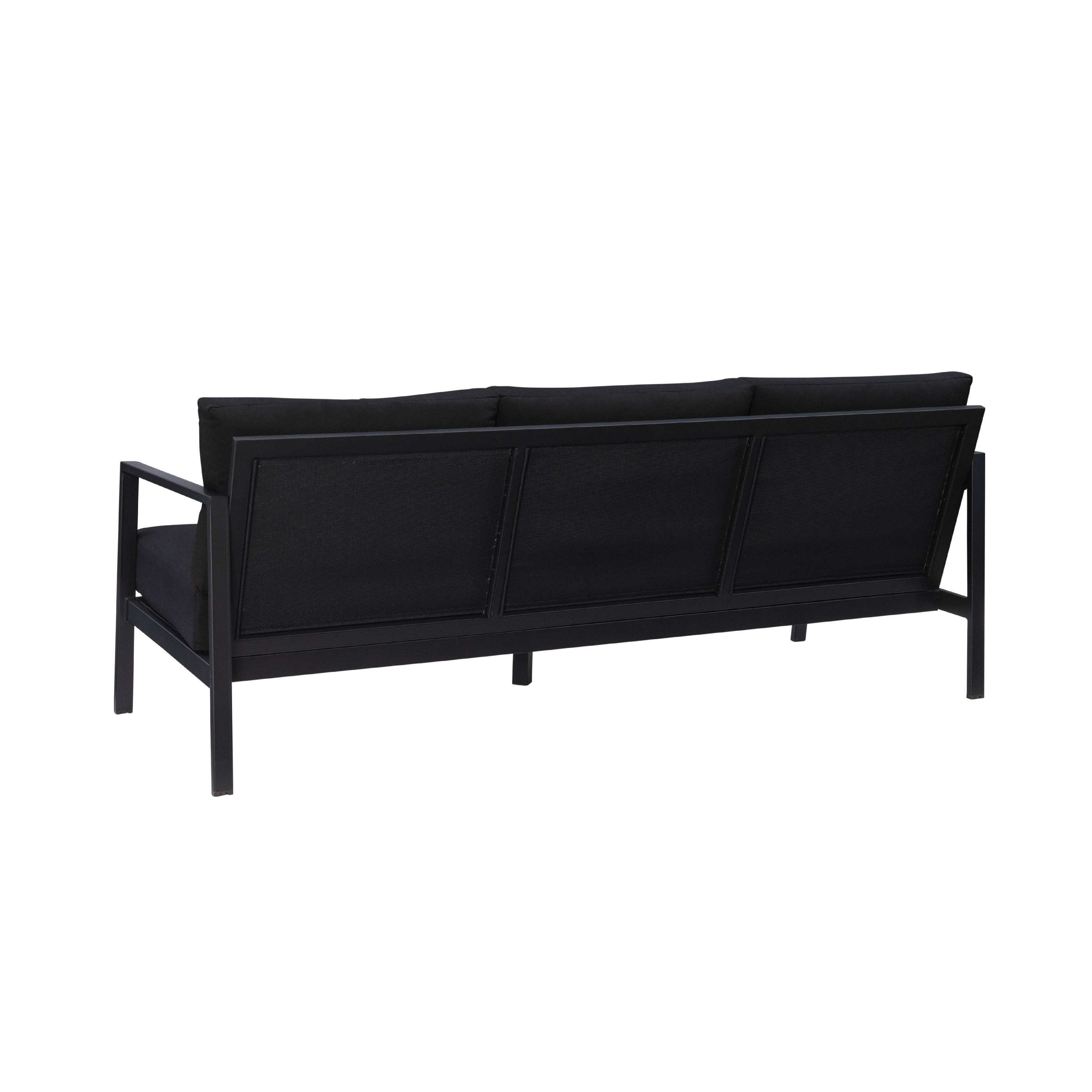 Linon Arlington Outdoor Sofa, Black - Image 2