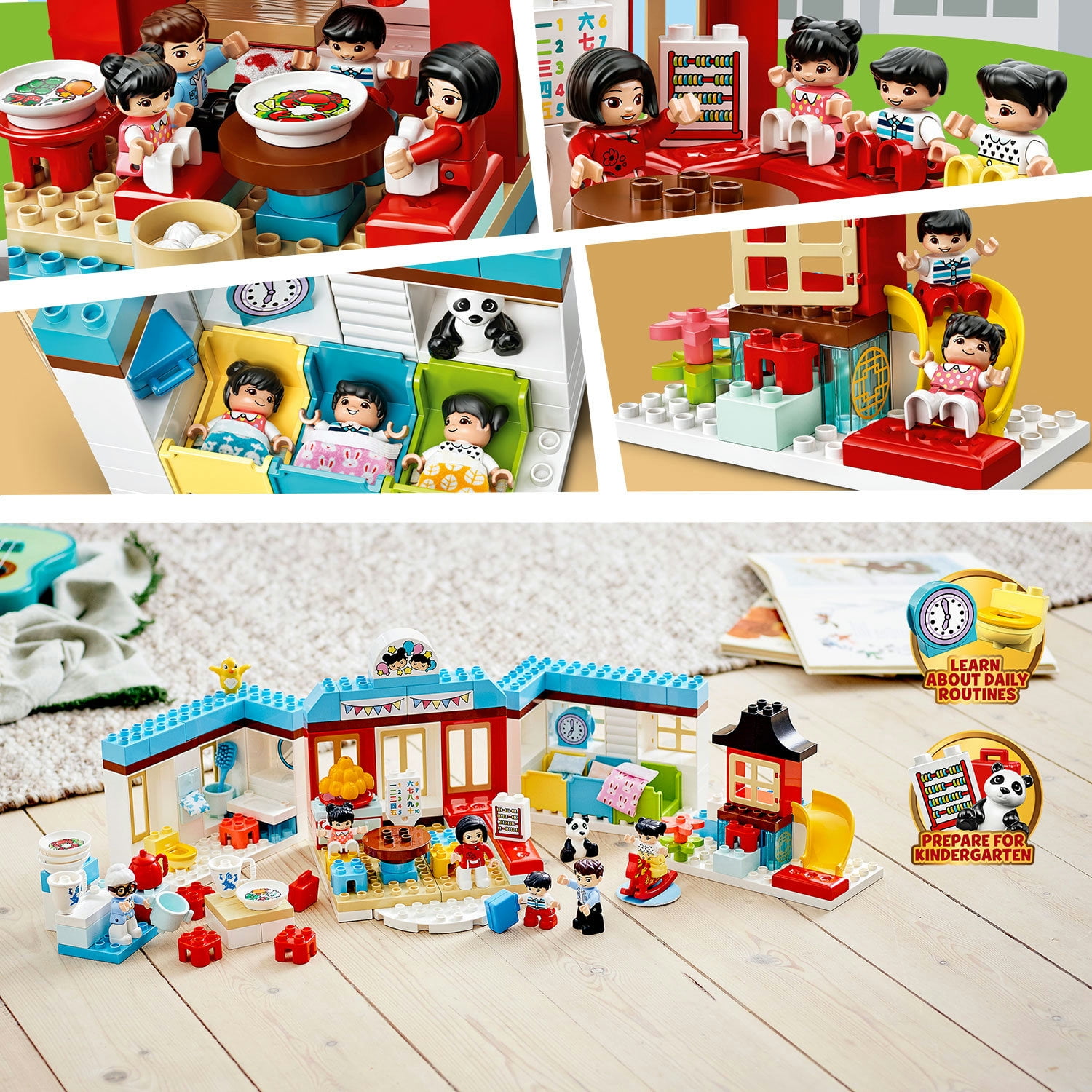 LEGO DUPLO Town Happy Childhood Moments 10943 Family House Toy Playset for Kids (227 Pieces) - Image 9