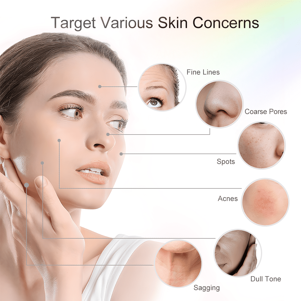 RUTAWZ LED Light Therapy Face Mask for Skin Care, Anti-Aging, and Skin Tone Improvement – Red & Multi-Color LED Light Mask for Face and Neck - Image 10