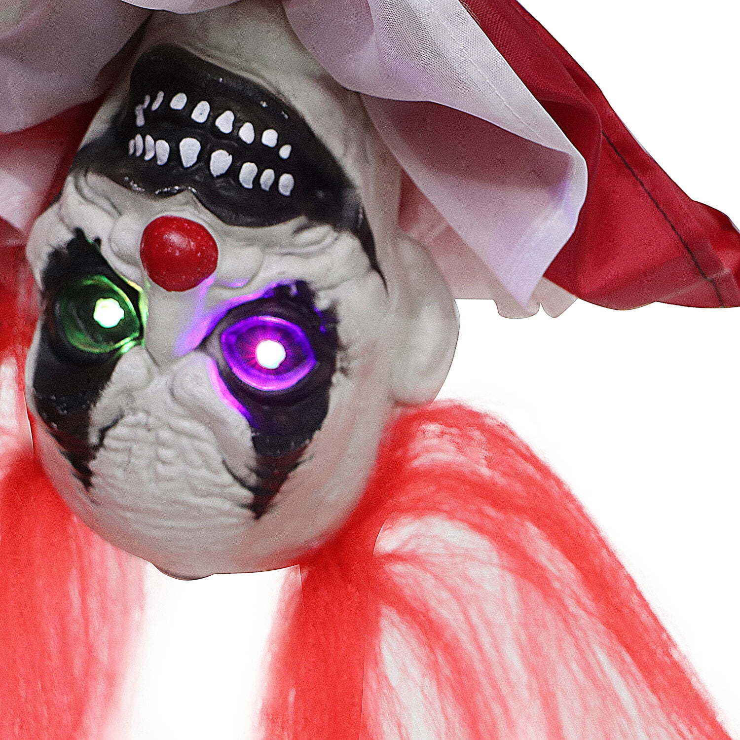 Haunted Hill Farm Clown Trapeze Animatronic with Lights and Sound - Image 2