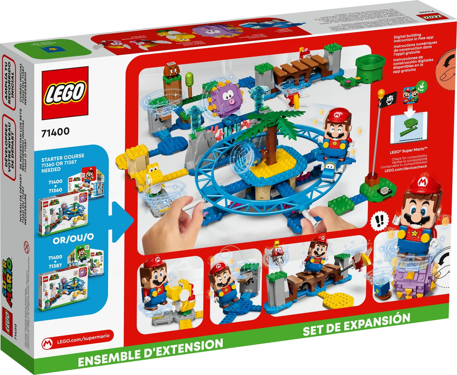 LEGO Super Mario Big Urchin Beach Ride Expansion 71400 - Image 2