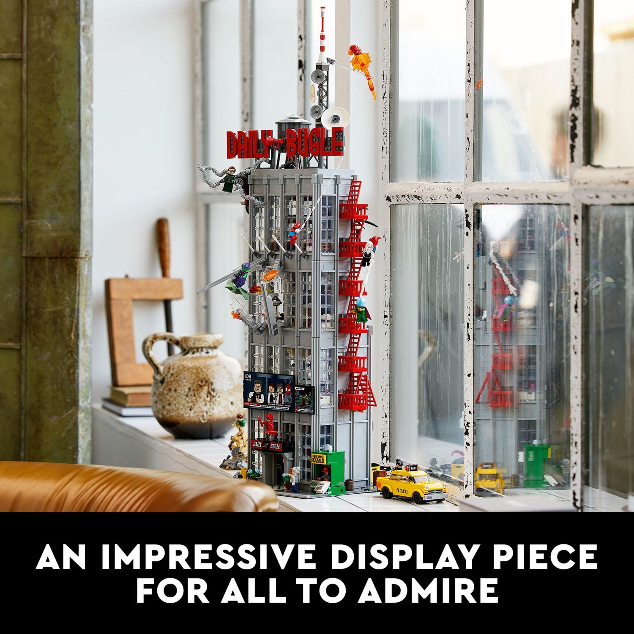 LEGO Marvel Spider-Man Daily Bugle Building Sets for Adults - Display as Office or Bookshelf Decor - Gifts for Men & Women Fans - 25 Minifigures - 76178 - Image 6