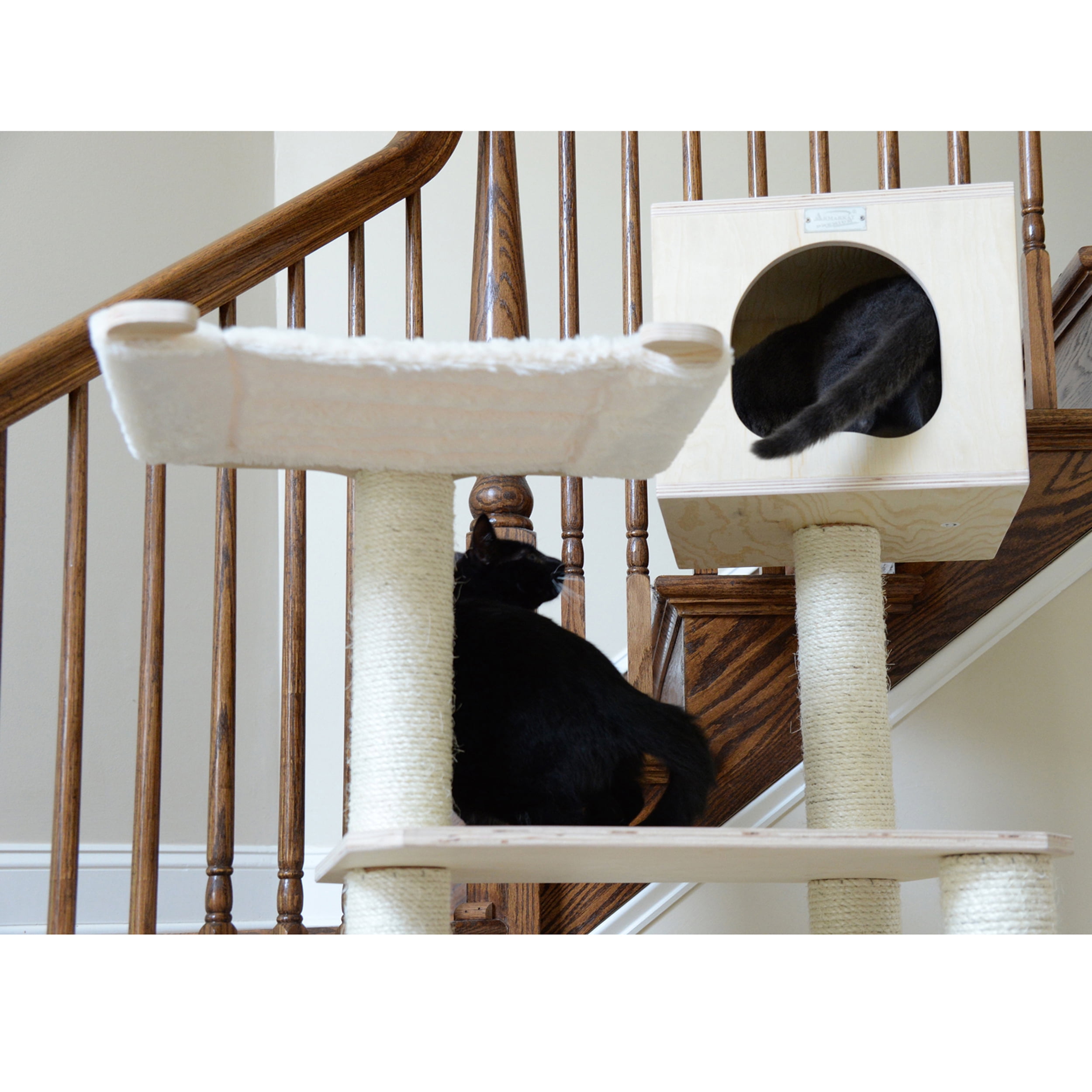 New Design Armarkat 89" Solid Wood Cat Tree Condo Furniture S8902 - Image 2