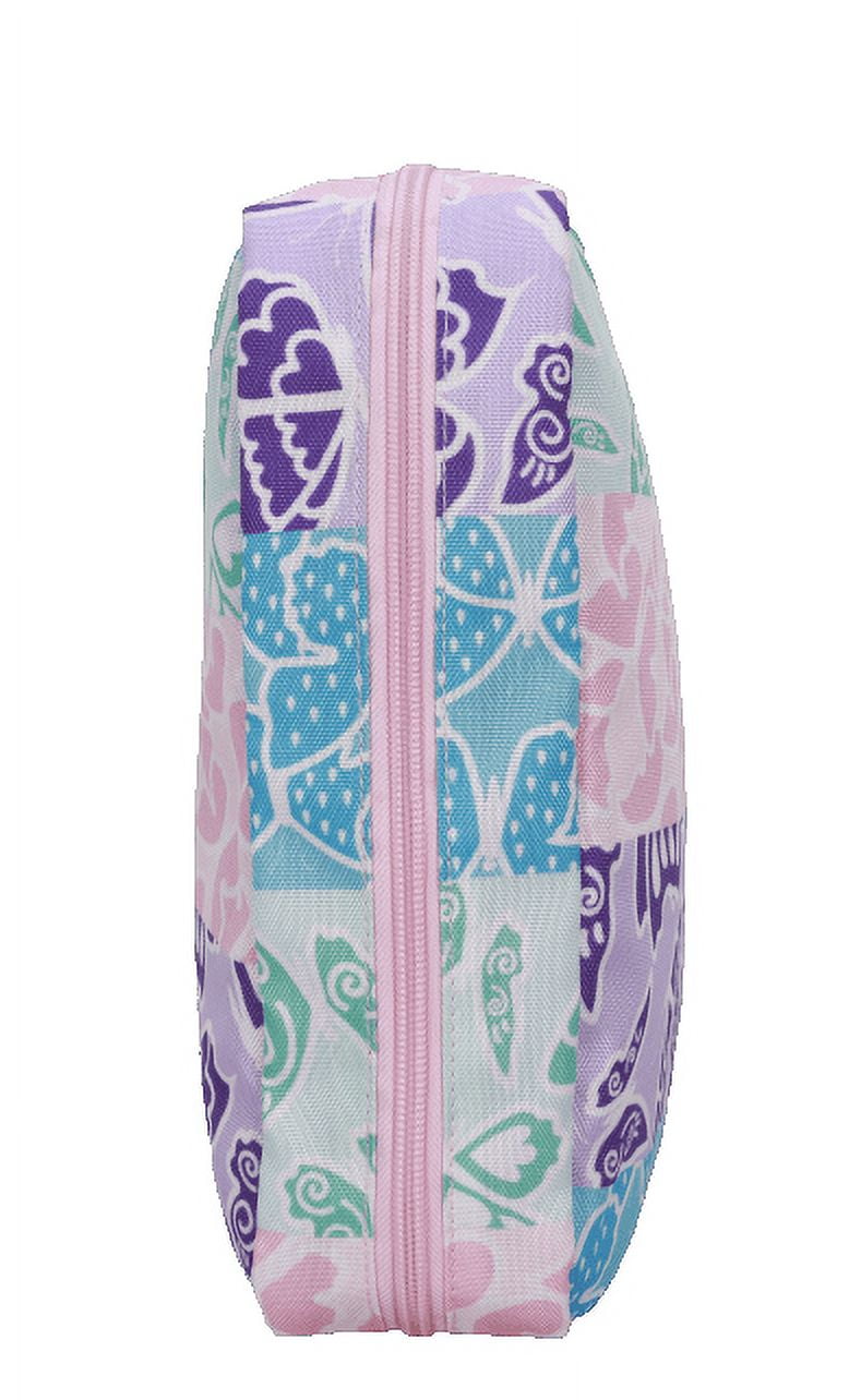 CRCKT 3 Piece Set Social Butterfly 21-inch Softside with Packing Cube and Luggage Tag, Pink Social Butterfly - Image 2