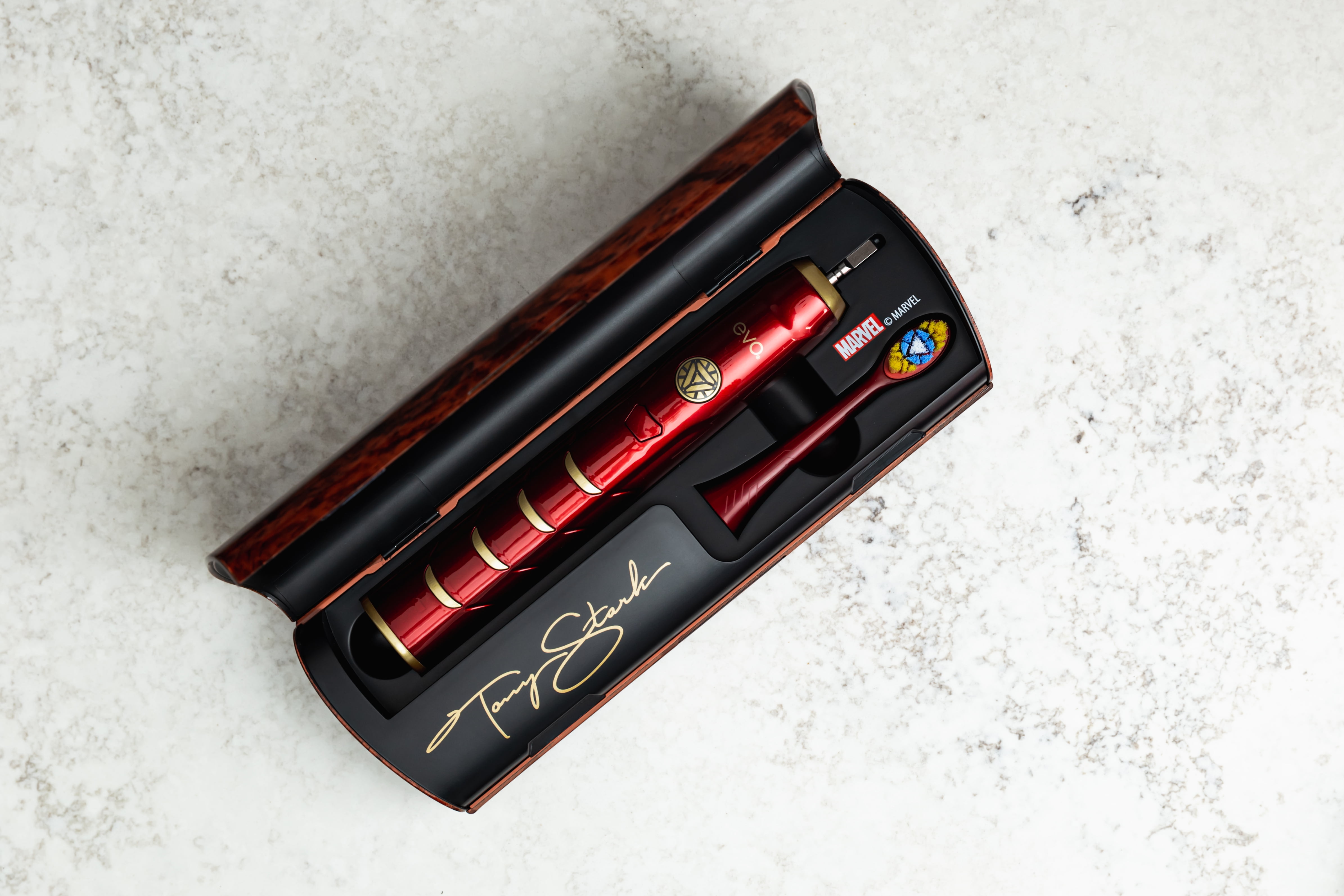 EVO IRM-1 Rechargeable Iron Man Sonic Toothbrush with Travel Case for Adults, Collector's Edition - Image 10