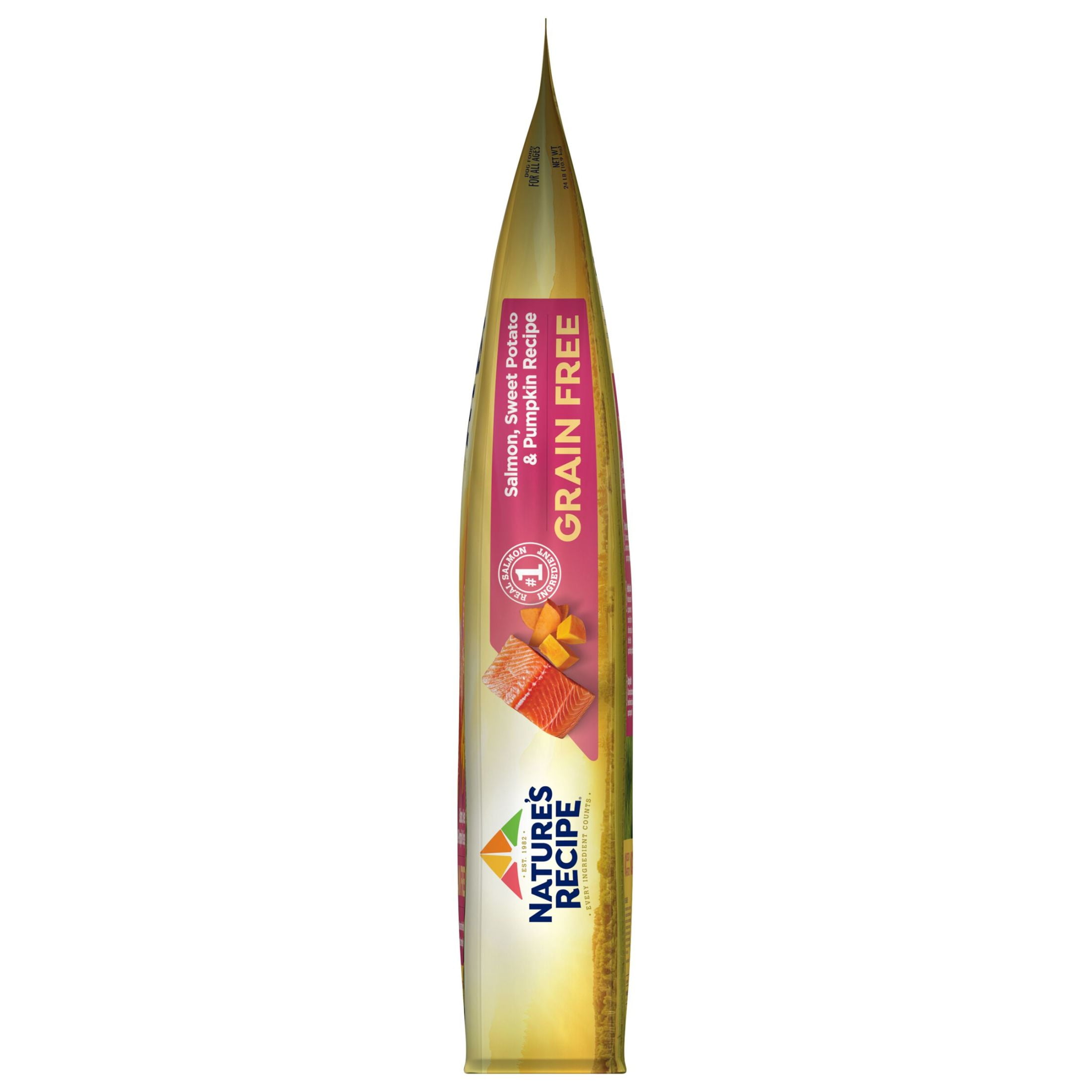 Nature’s Recipe Grain Free Salmon, Sweet Potato & Pumpkin Recipe Dry Dog Food, 24 lb. Bag - Image 5