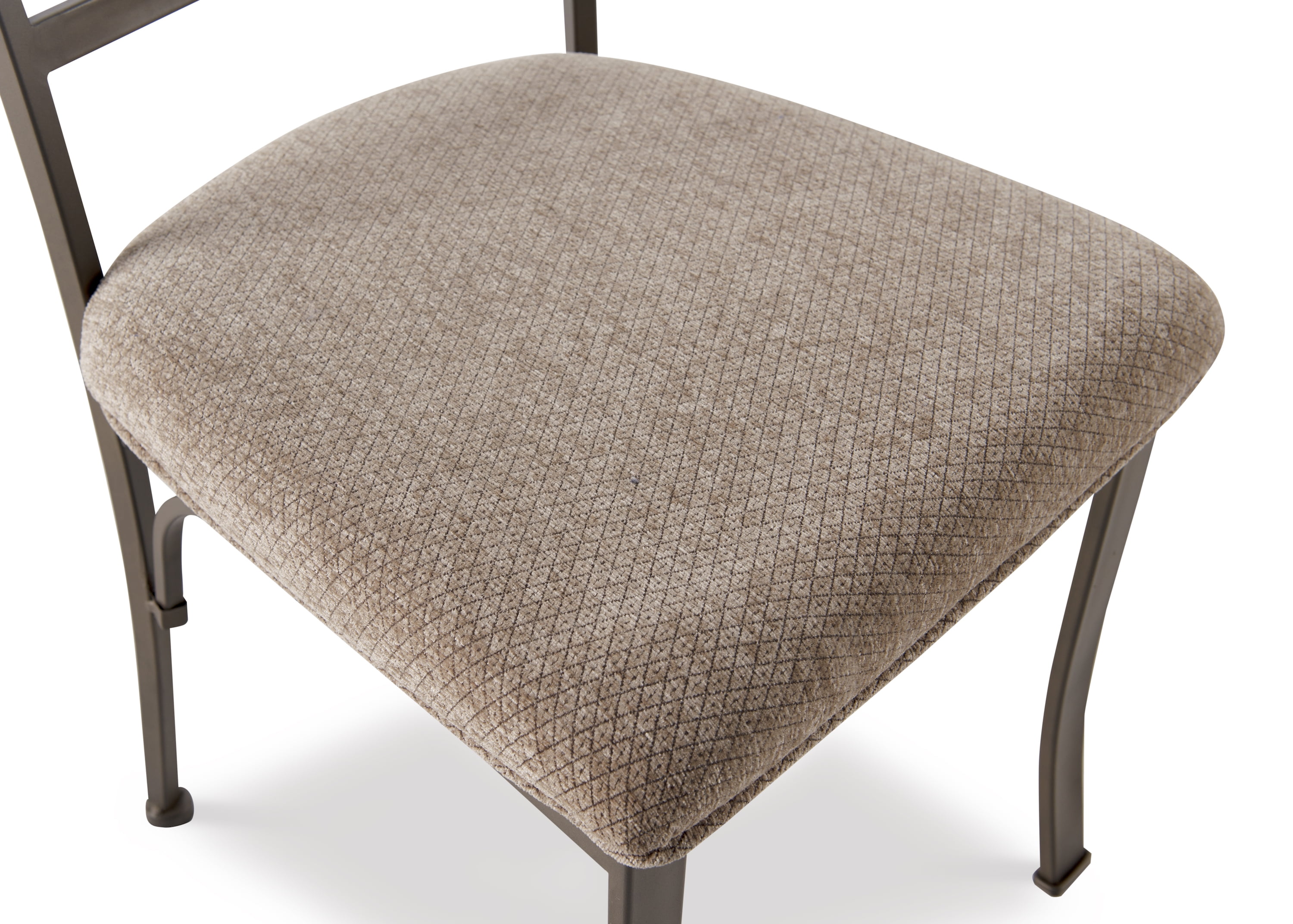 Powell Roselyn Dining Chair, Set of 2, Brushed Faux Medium Cherry with Matte Pewter and Bronze Metal - Image 10