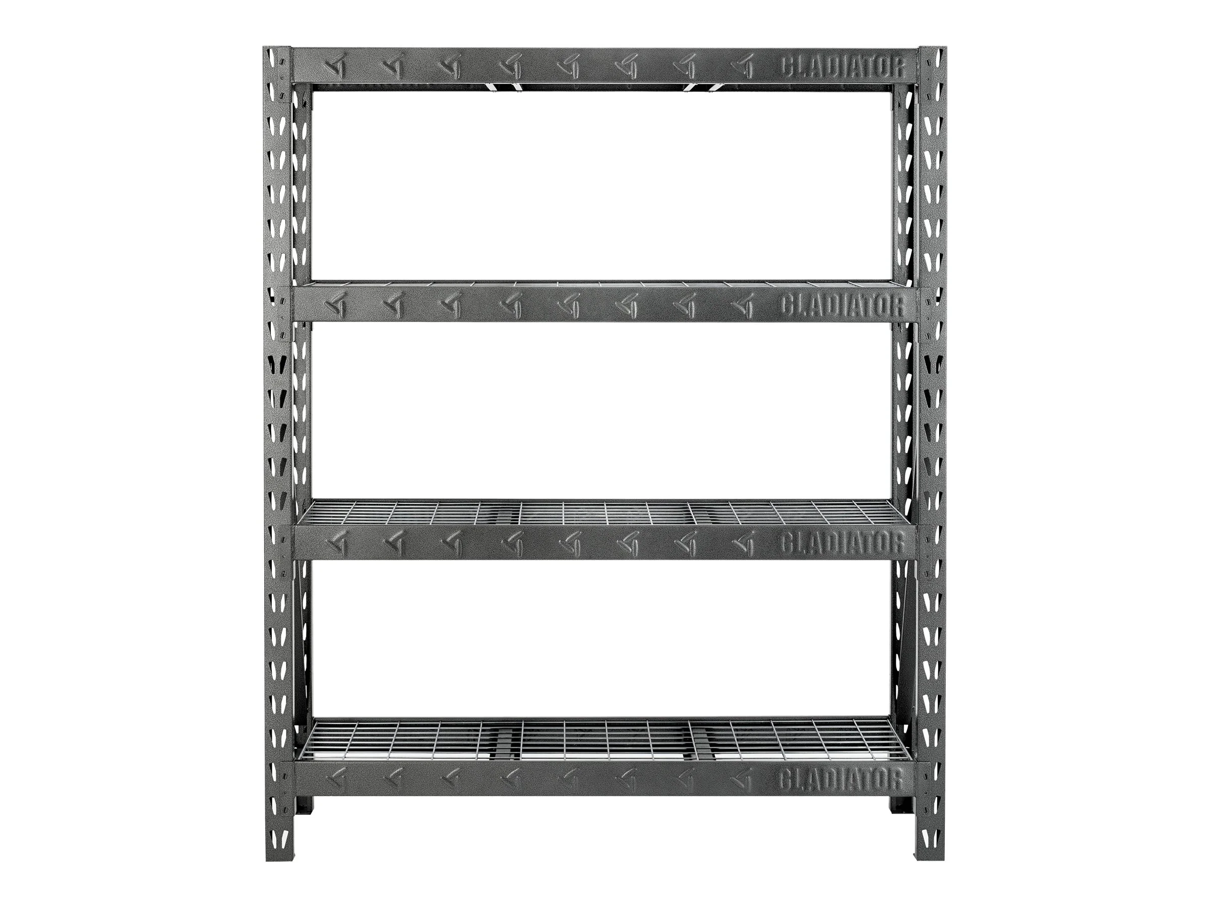 GLADIATOR 60" WIDE HEAVY DUTY RACK WITH FOUR 18" DEEP SHELVES - Image 2