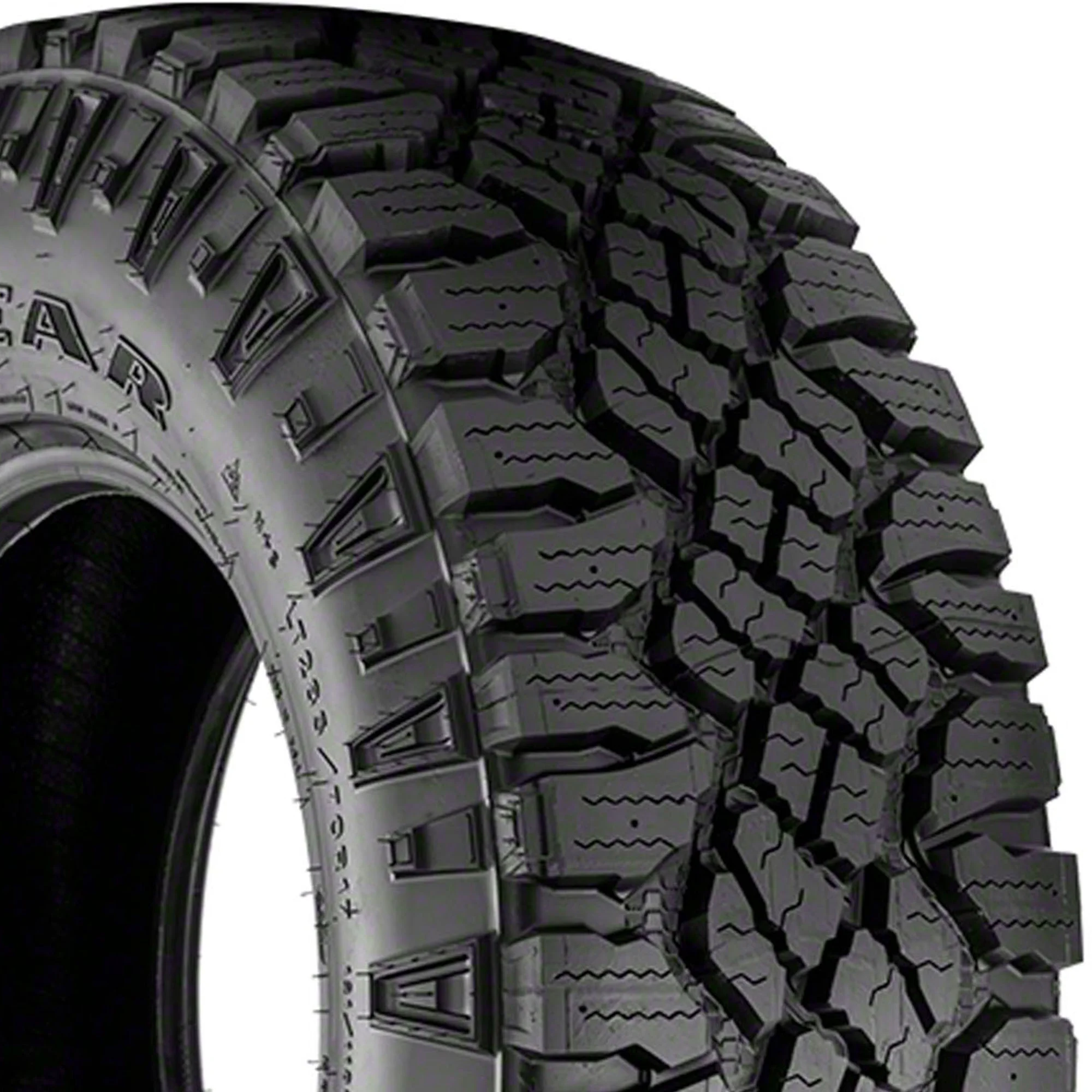 Goodyear Wrangler DuraTrac Studdable Rugged Terrain LT285/60R20 125/122Q E Light Truck Tire - Image 2