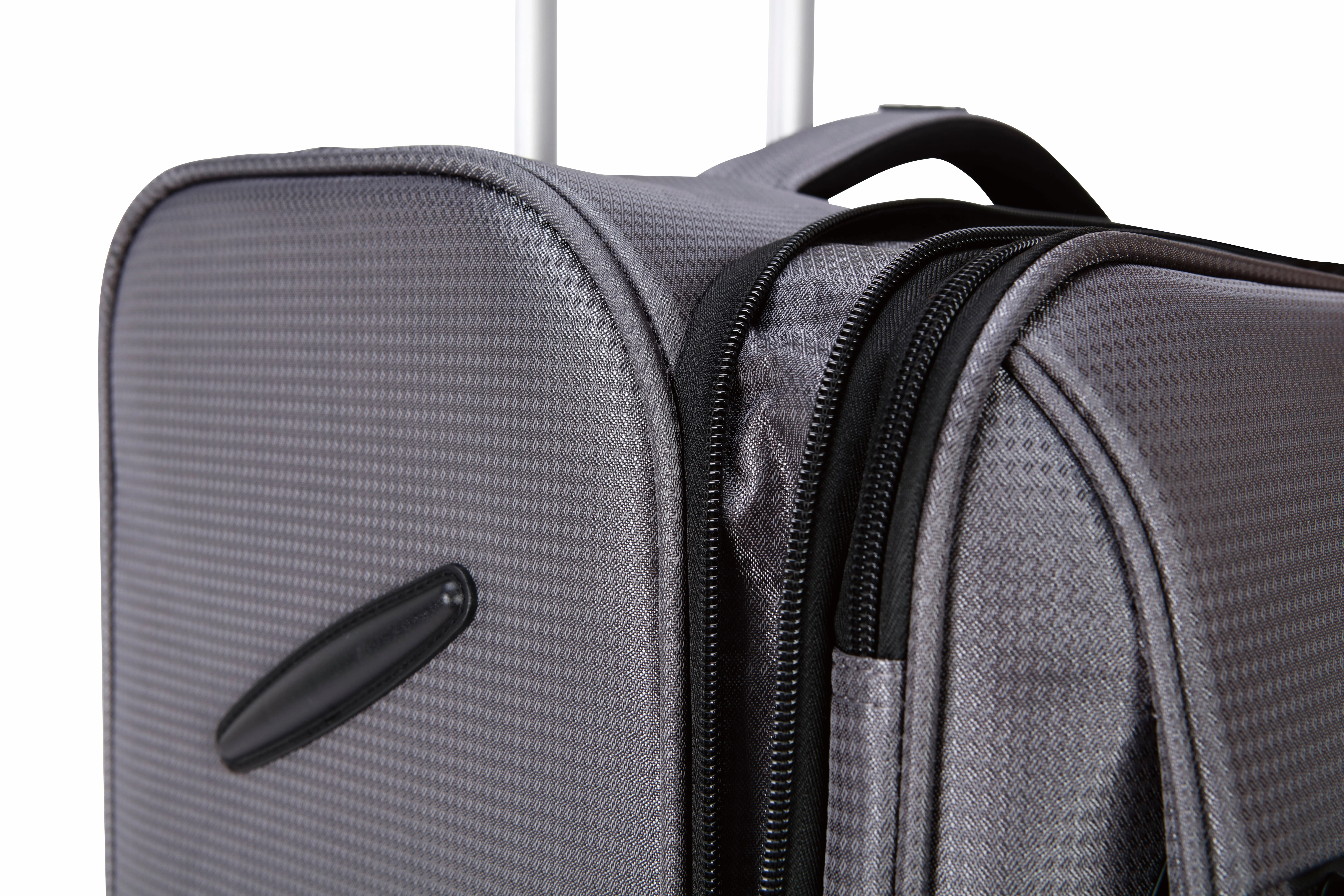 Protege Gravity Free 20" Softside Upright Carry-On Luggage, Gray - Image 2