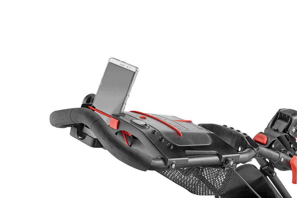 Caddytek CaddyCruiser ONE V8 Golf Push Cart, Lime - Image 7