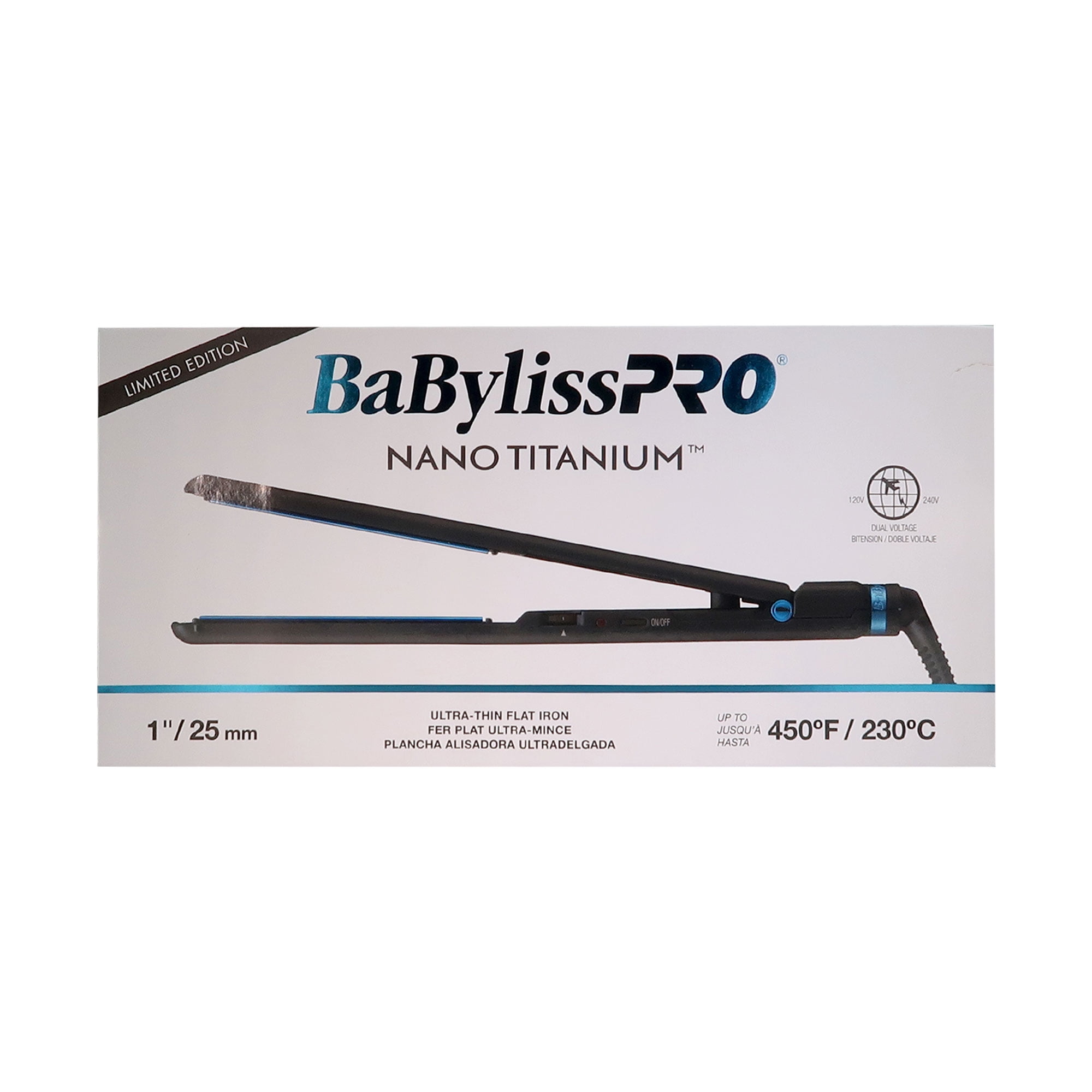 BaBylissPRO Nano Titanium 1" Ultra-Thin Straightener - Image 2
