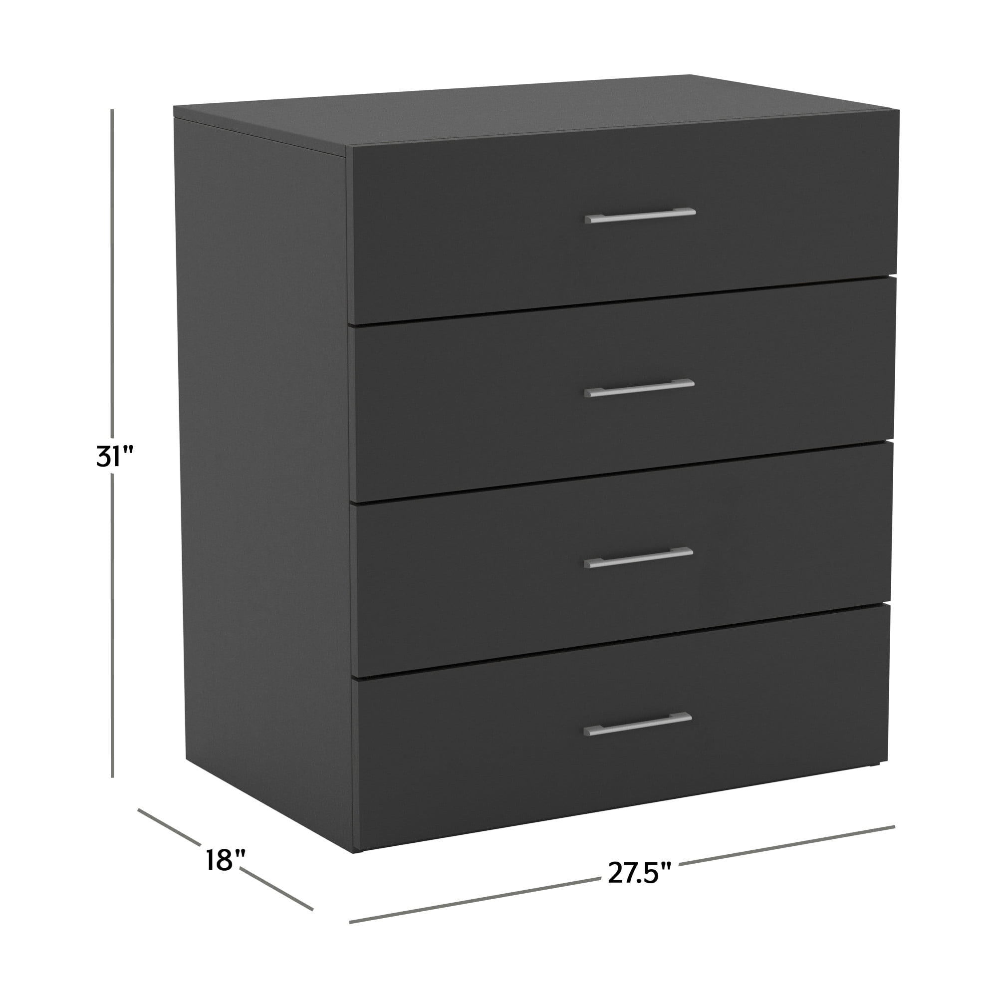 Lundy 4-Drawer Dresser, Black, by Hillsdale Living Essentials - Image 16