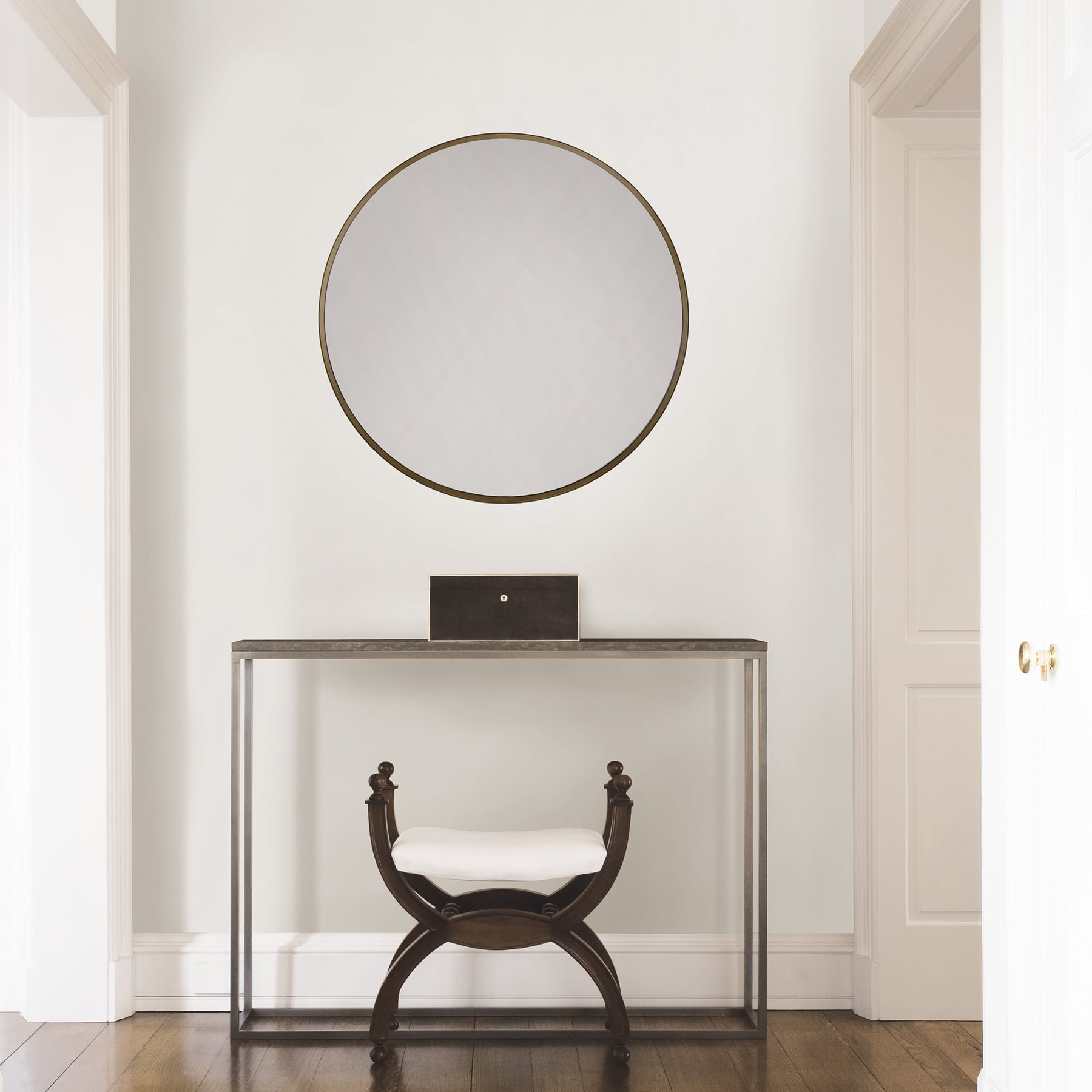 Habitat Adelina Gold Circular Mirror - Image 2