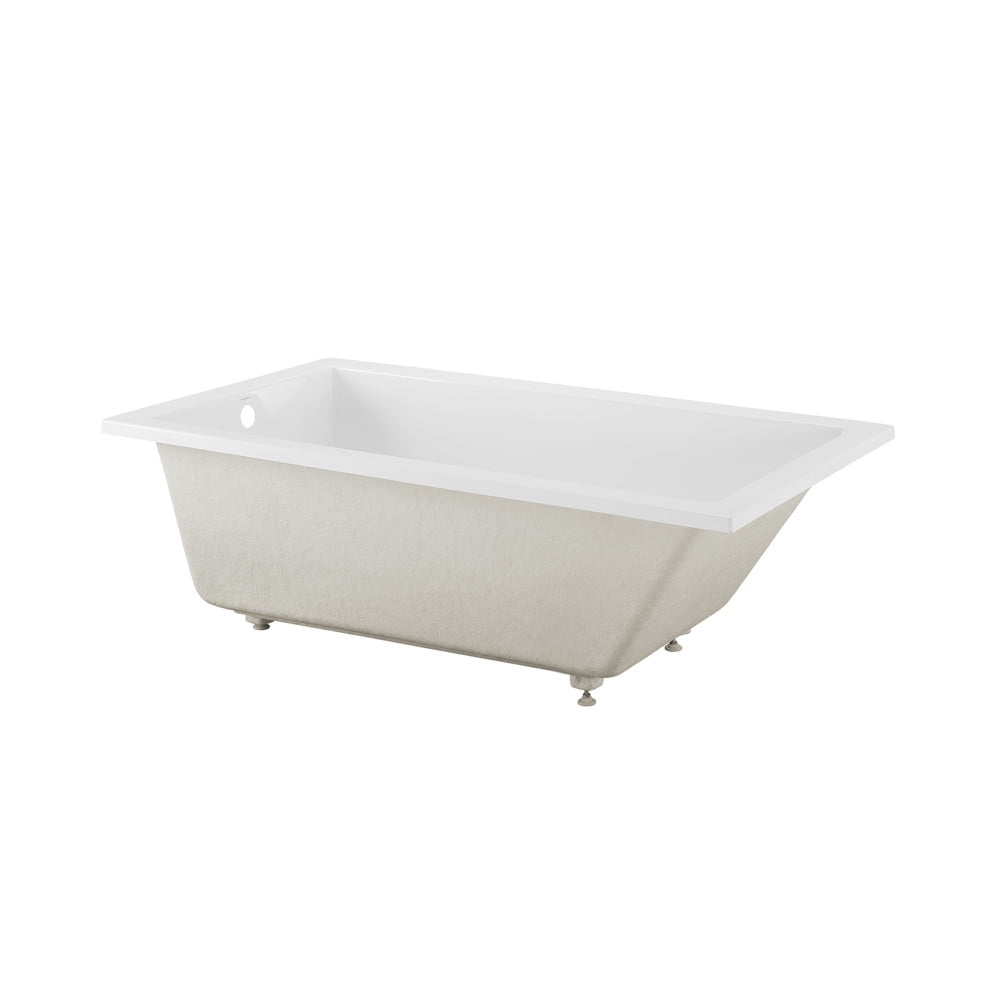 Voltaire 66" x 36" Reversible Drain Drop-In Bathtub - Image 8
