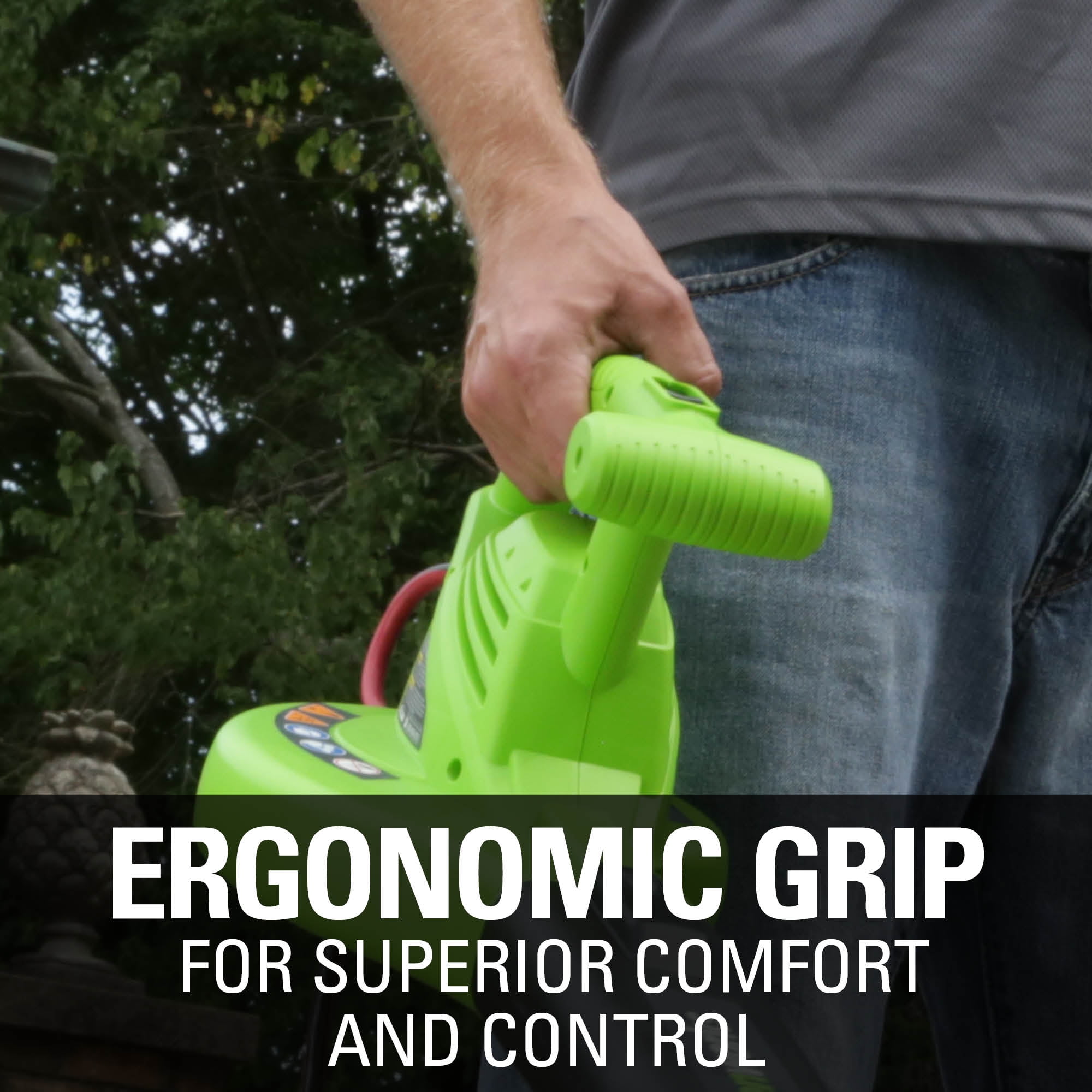 Greenworks 9 Amp (170 Cfm /180 mph) Corded Electric Leaf Blower 2401502 - Image 8