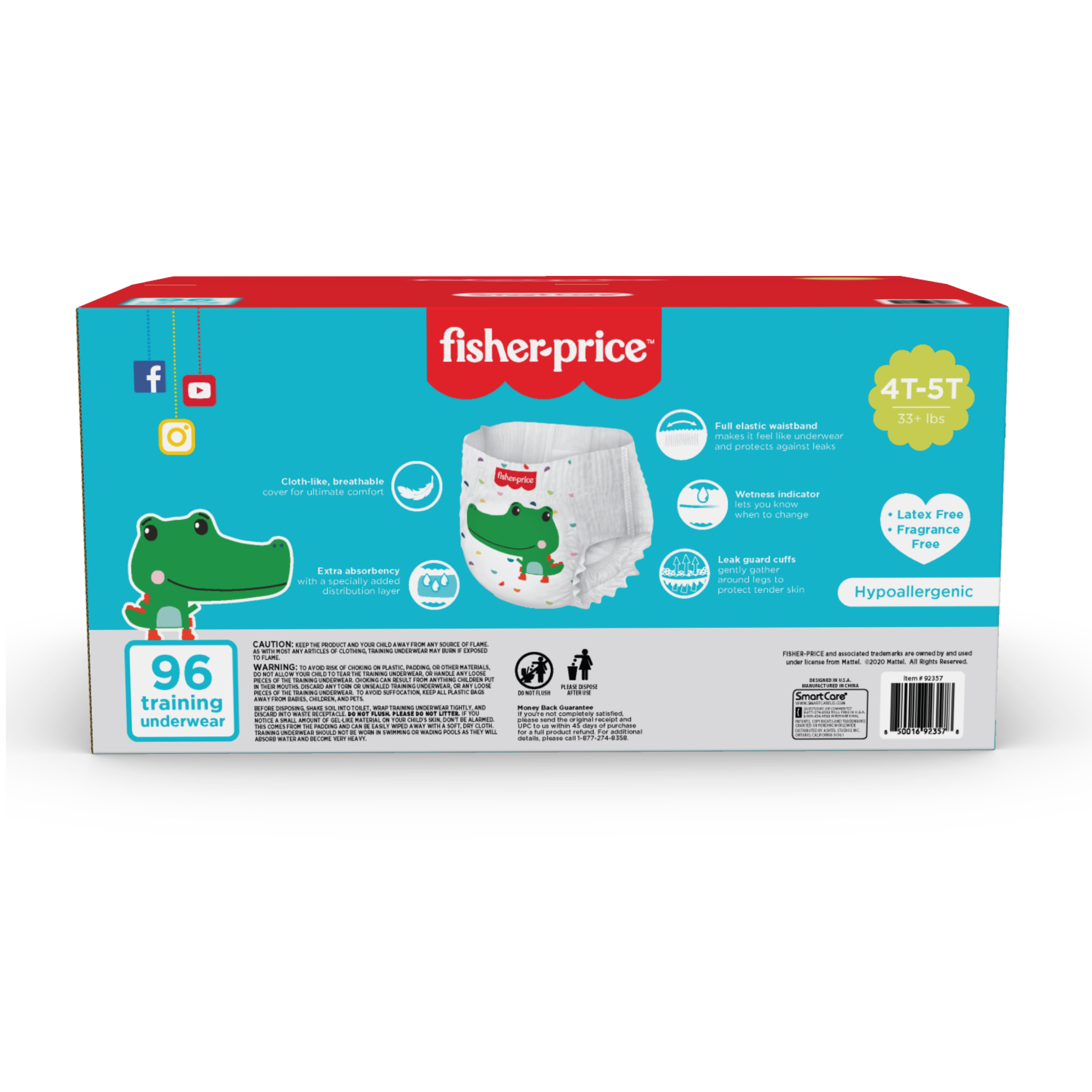 Fisher-Price Boys Pull-up Potty Training Pants for Toddlers, 4T-5T, 96 Count - Image 5